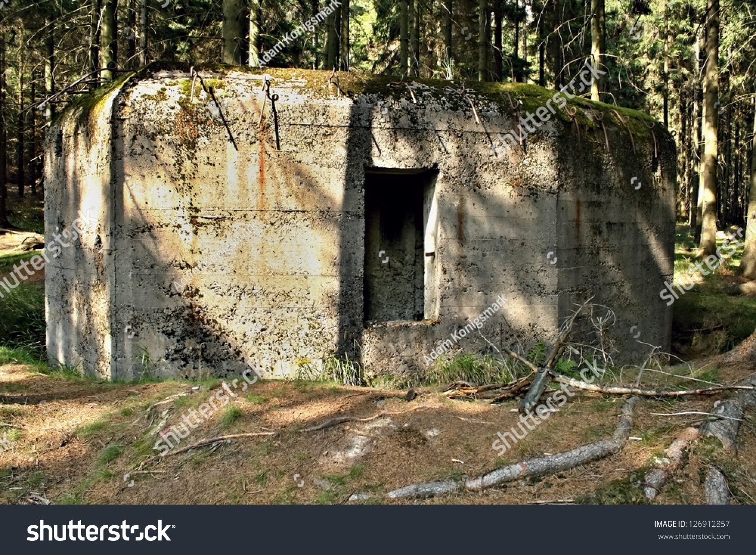 Czech War Bunker World War Ii Stock Photo 126912857 | Shutterstock