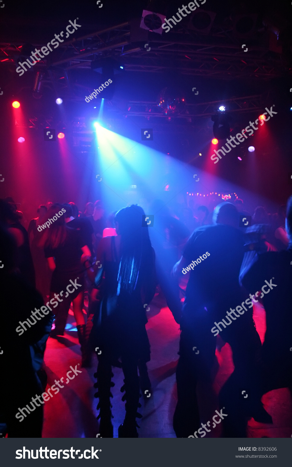 Dancing People In An Underground Club Stock Photo 8392606 : Shutterstock