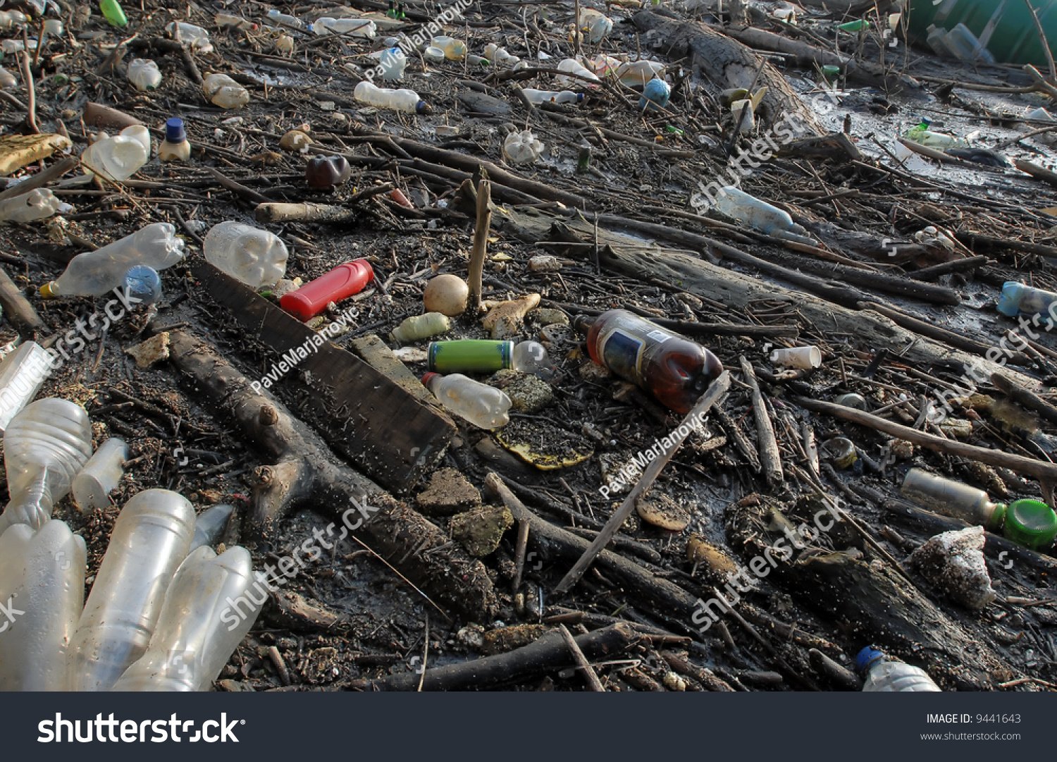 Dangerous Toxic Waste Garbage Water Stock Photo 9441643 - Shutterstock