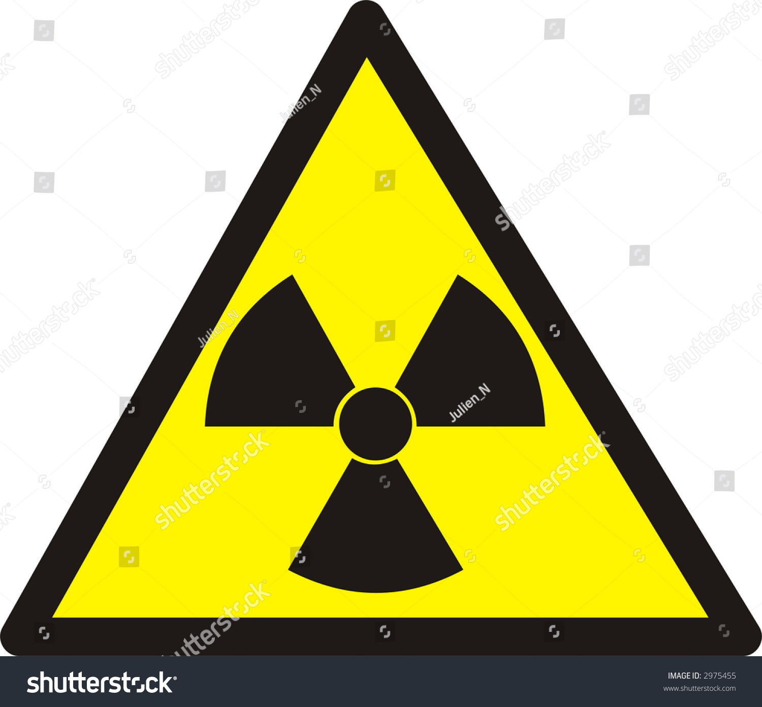 Dangerously Radioactive Substances Ionizing Radiation Isolated Stock ...