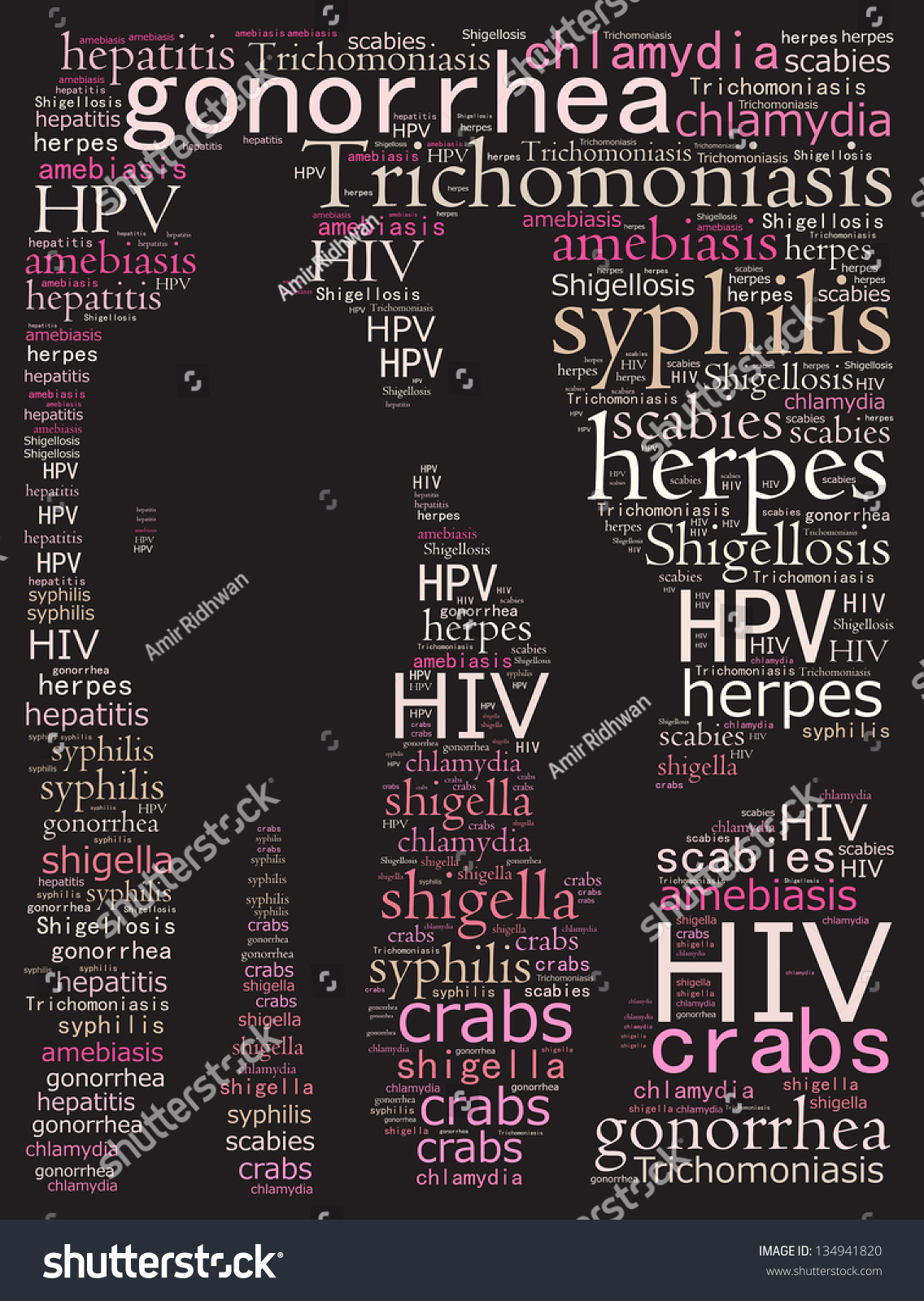 Dangers Of Sexually Transmitted Diseases Stock Photo 134941820 ...