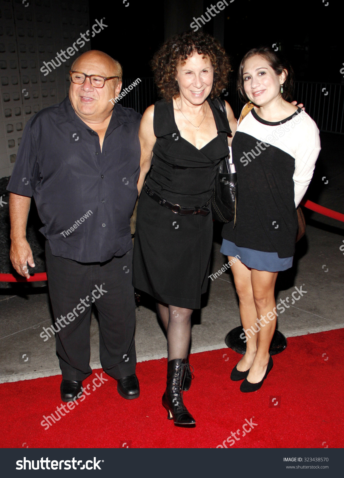 Danny Devito Rhea Perlman Lucy Devito Stock Photo (Edit Now) 323438570