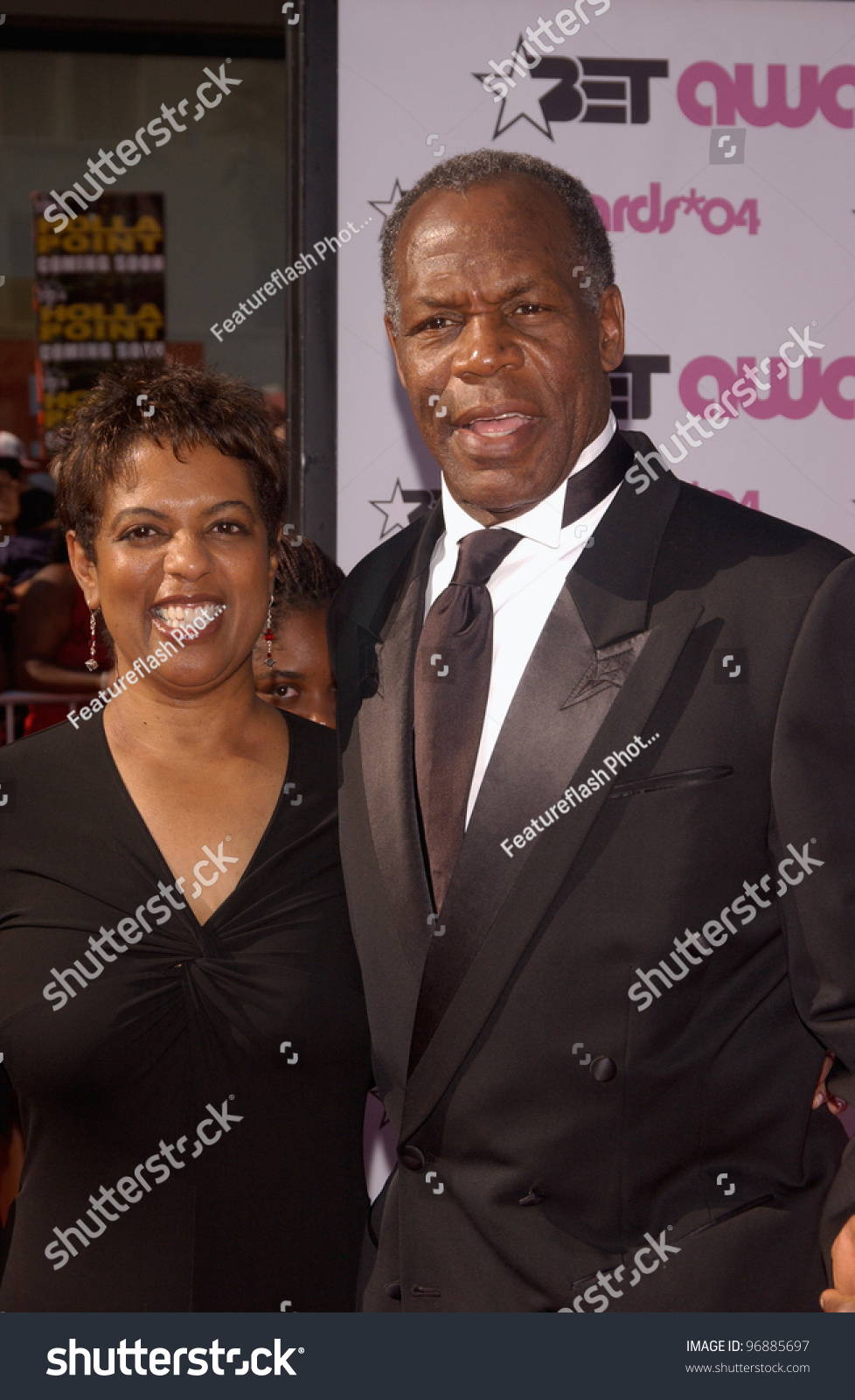 7 Danny Glover And Wife Images Stock Photos Vectors Shutterstock   Stock Photo Danny Glover Wife At The Bet Black Entertainment Tv Awards At The Kodak Theatre Hollywood 96885697 