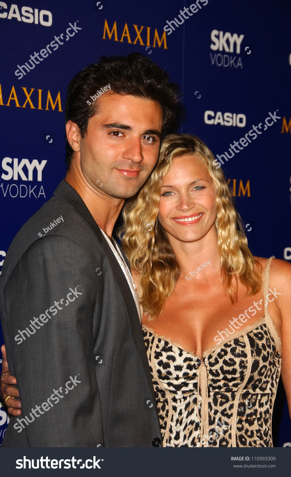 Darius Danesh Natasha Henstridge Maxim Style Stock Photo Edit Now 110993309