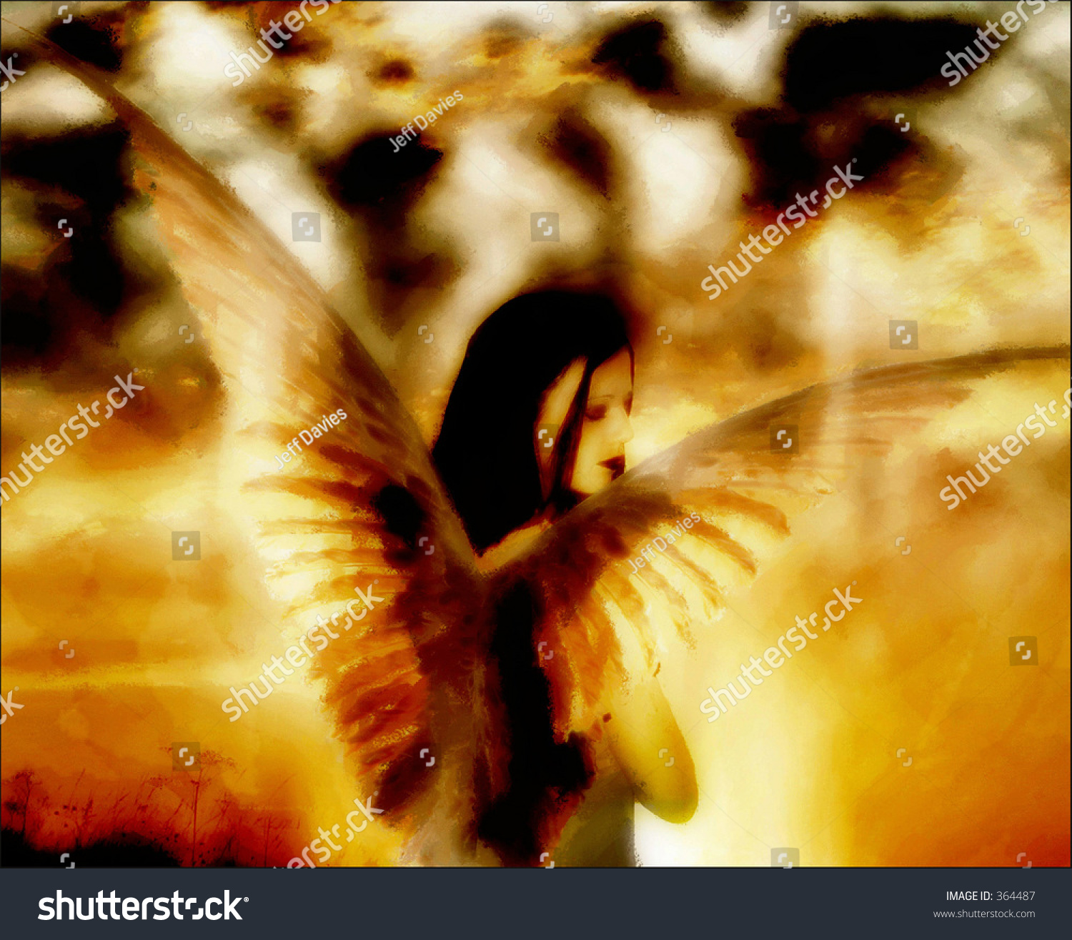 Dark Angel Stock Photo 364487 Shutterstock