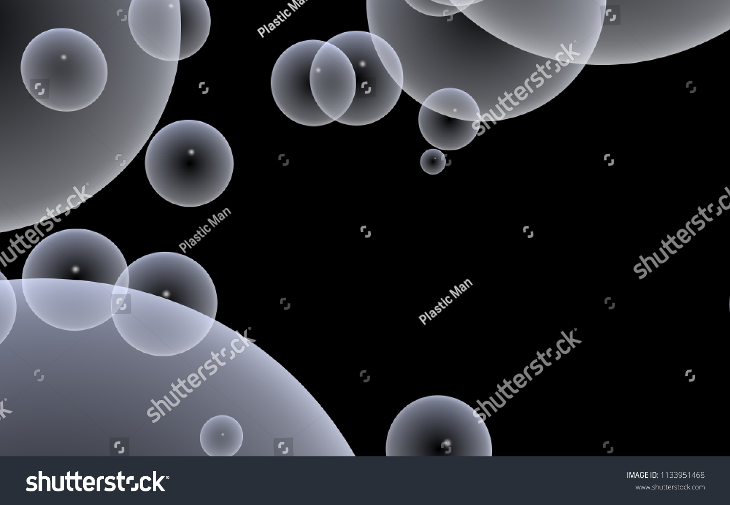 Dark Background Light Bubbles Wallpaper Texture Stock Illustration ...