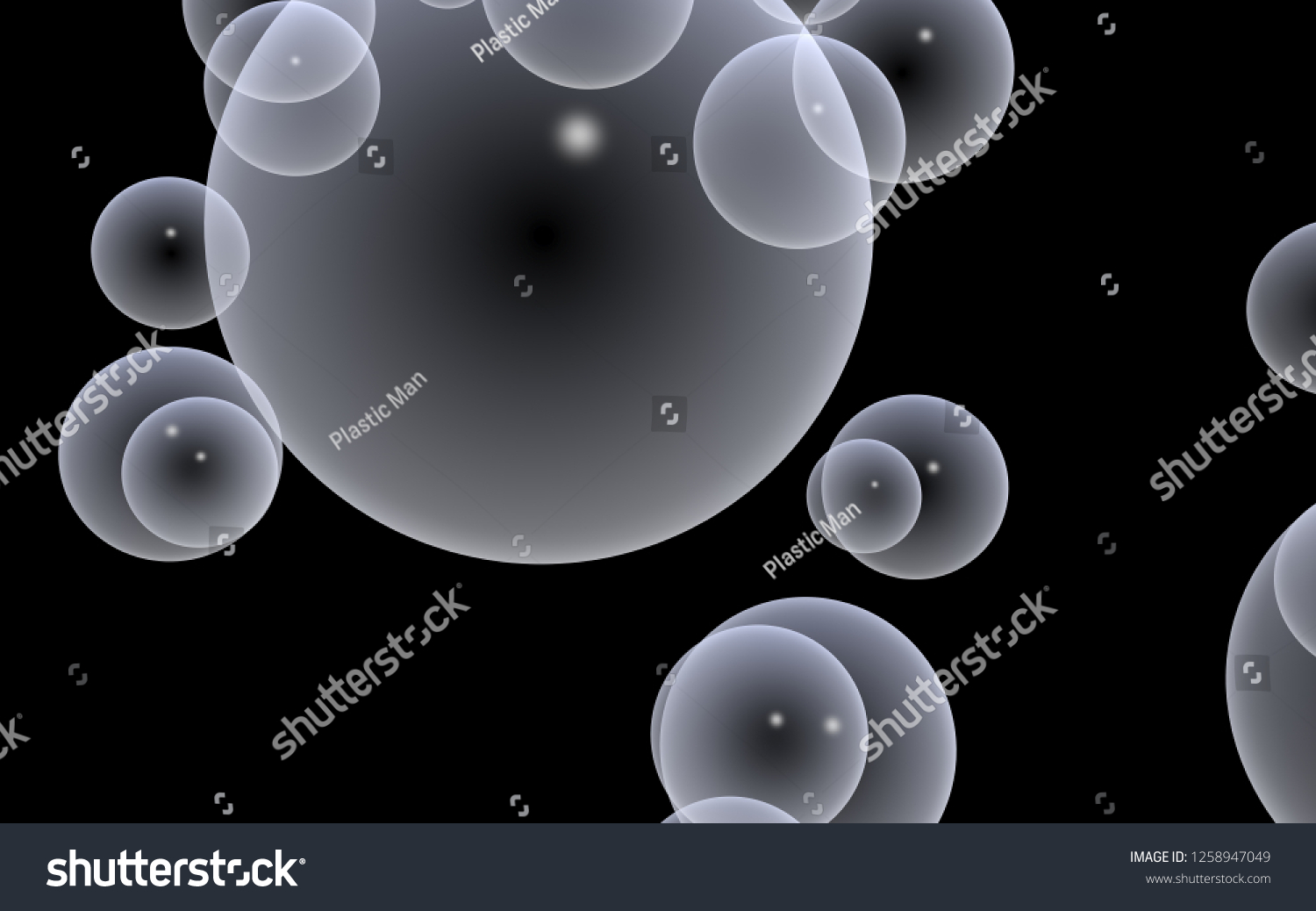 Dark Background Light Bubbles Wallpaper Texture Stock Illustration ...