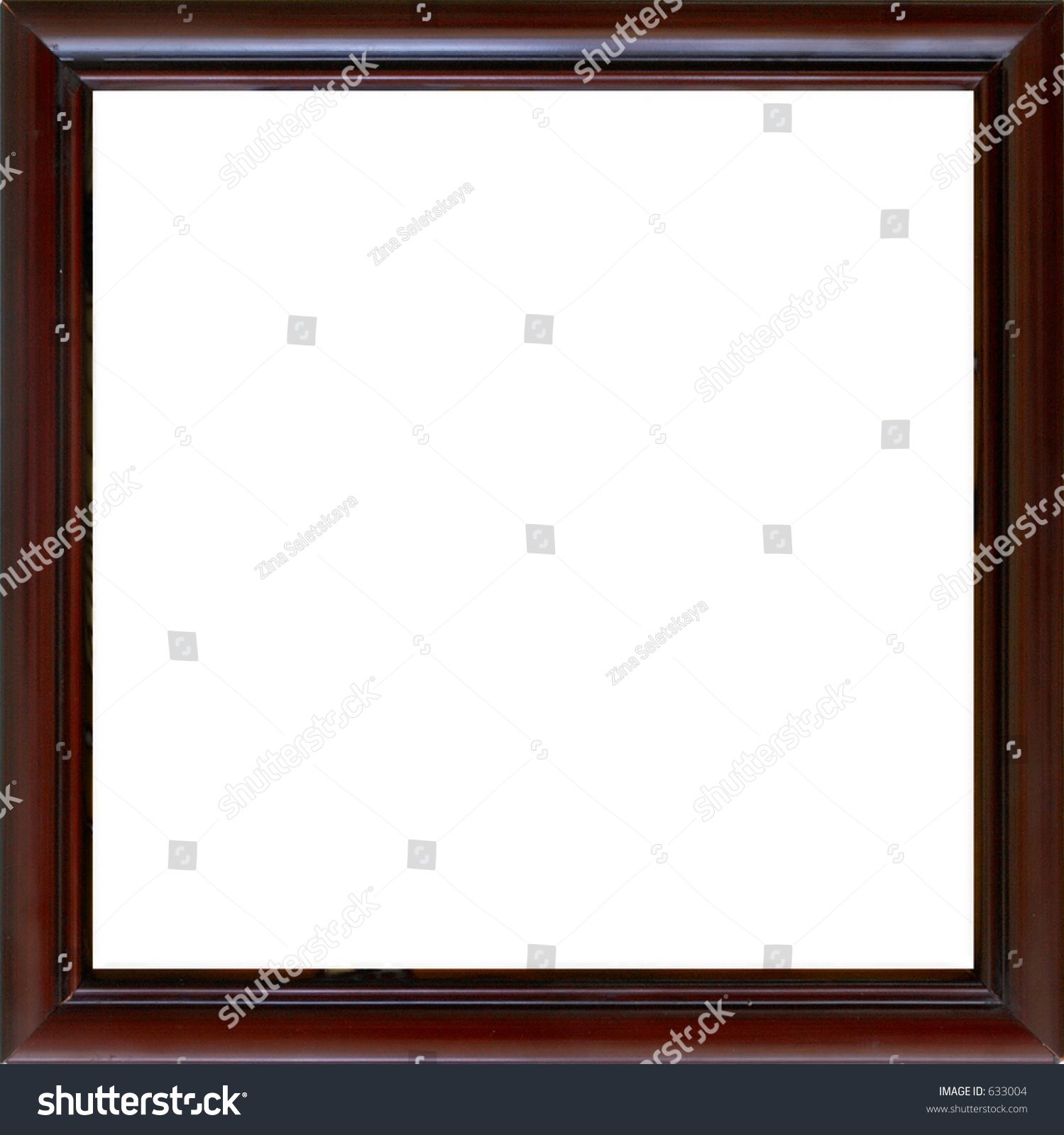 Dark Red Wood Frame Square Stock Photo Edit Now 633004