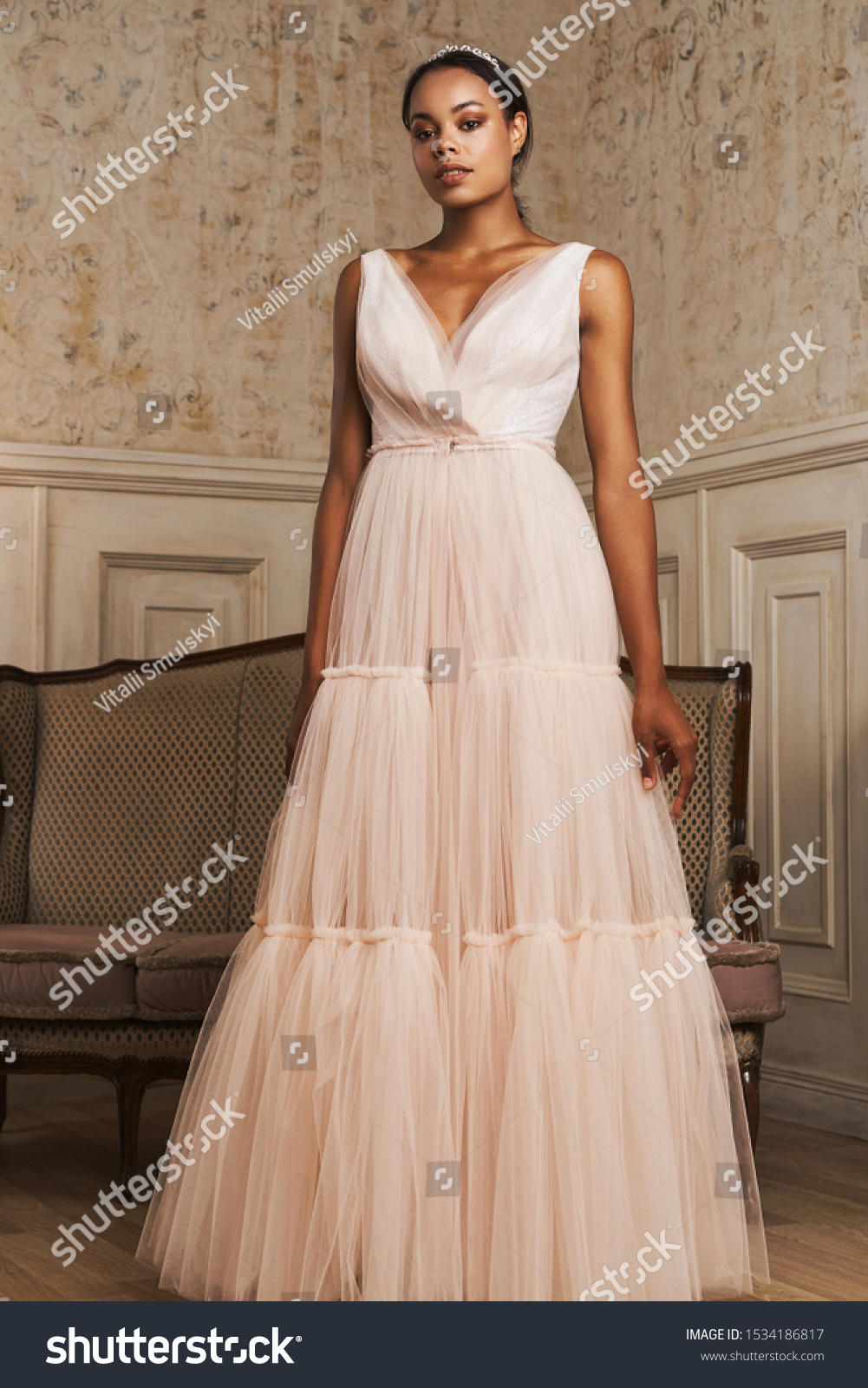 wedding dress for dark skin bride