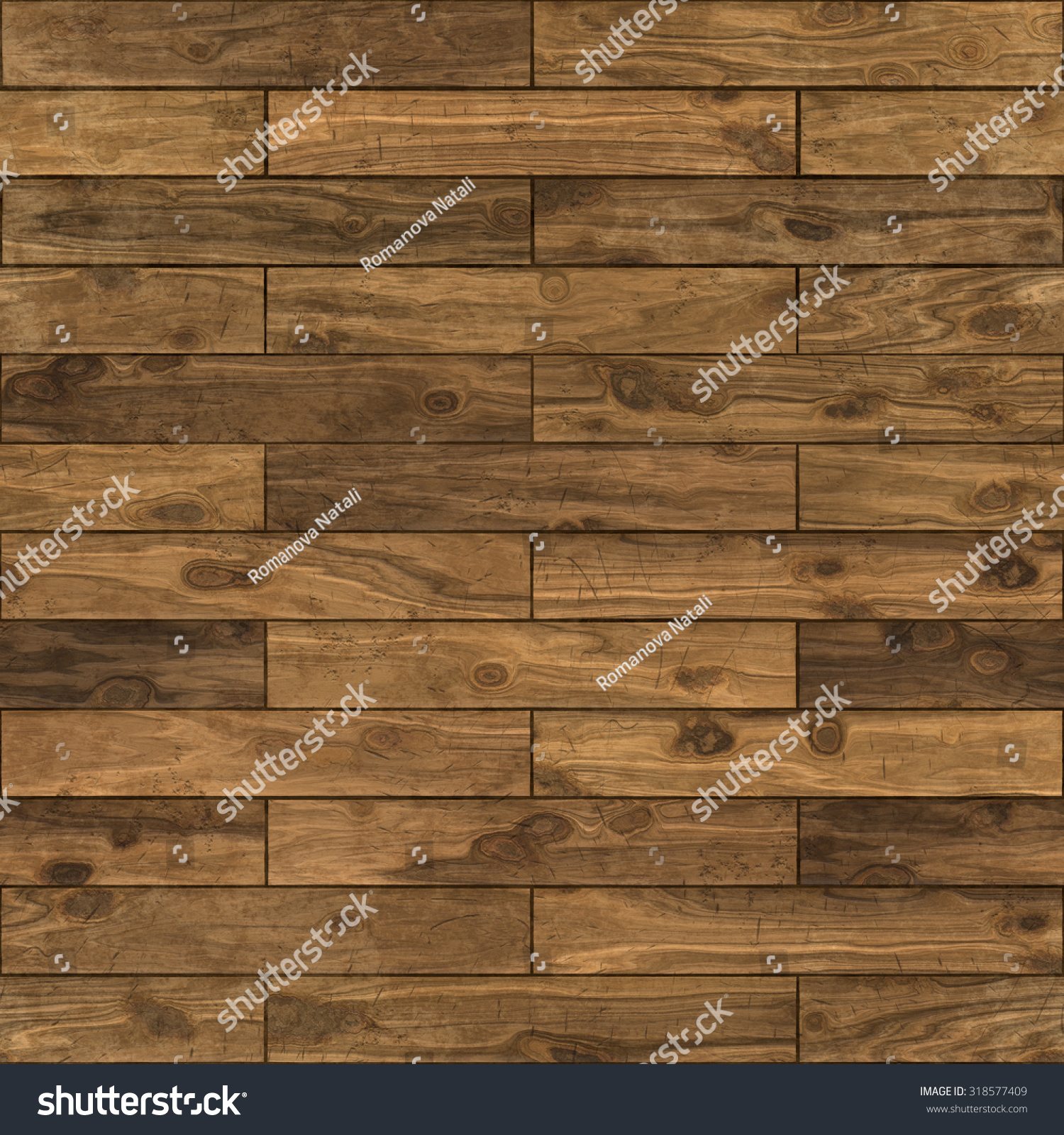 Dark Walnut Laminate Flooring Texture Background Stock Photo 318577409 