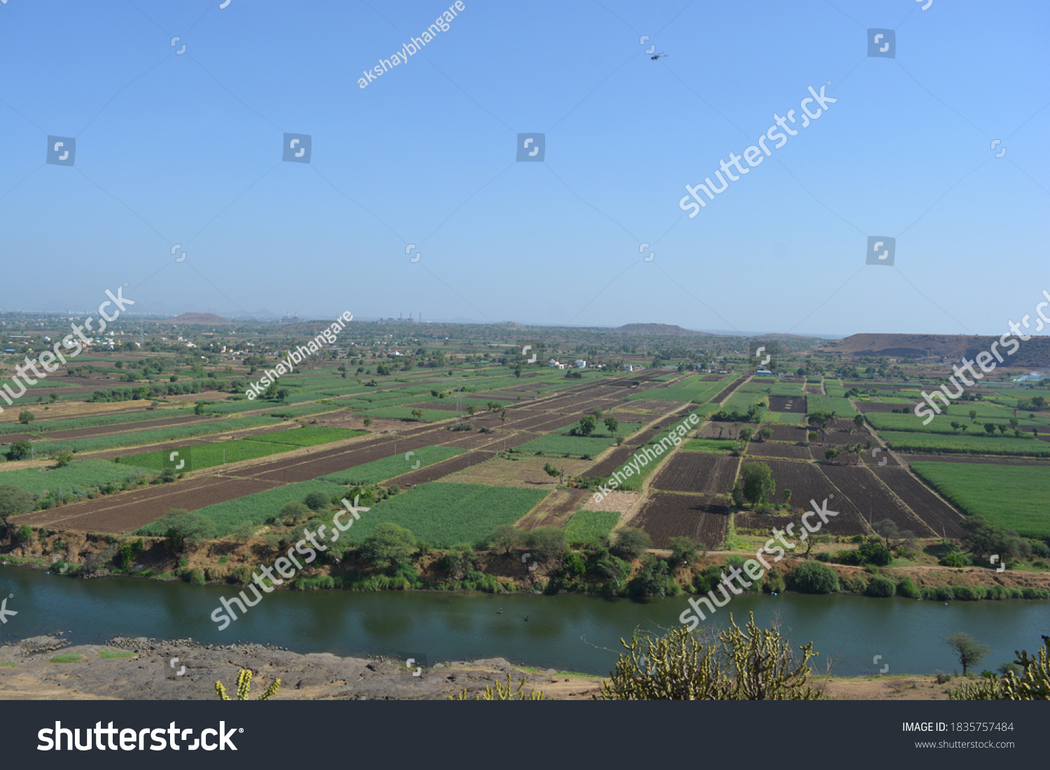 Darna River Curve Nashik Rural Area Stock Photo 1835757484 | Shutterstock