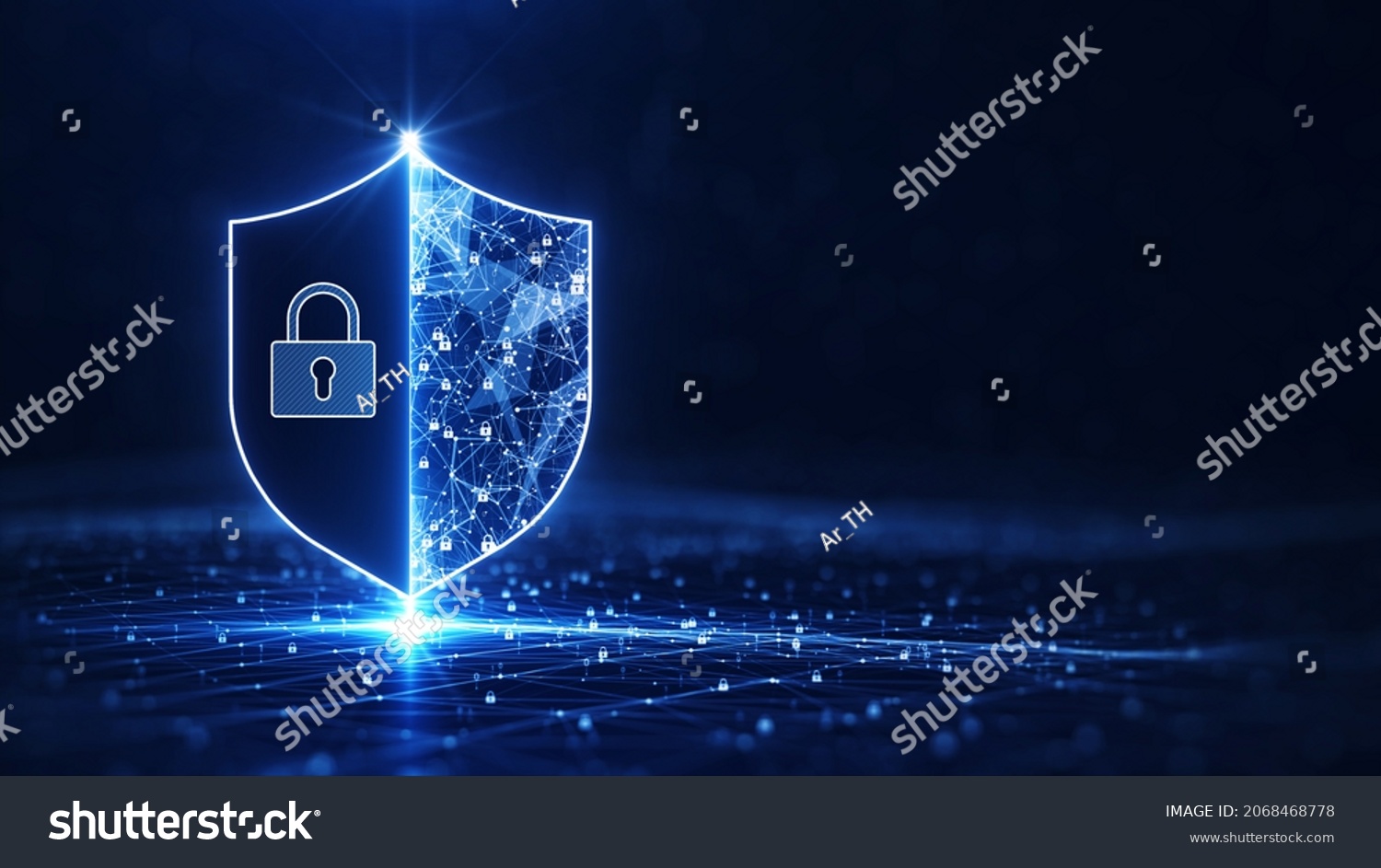 Data Protection Concept Cybersecurity Privacy Technologies Stock ...