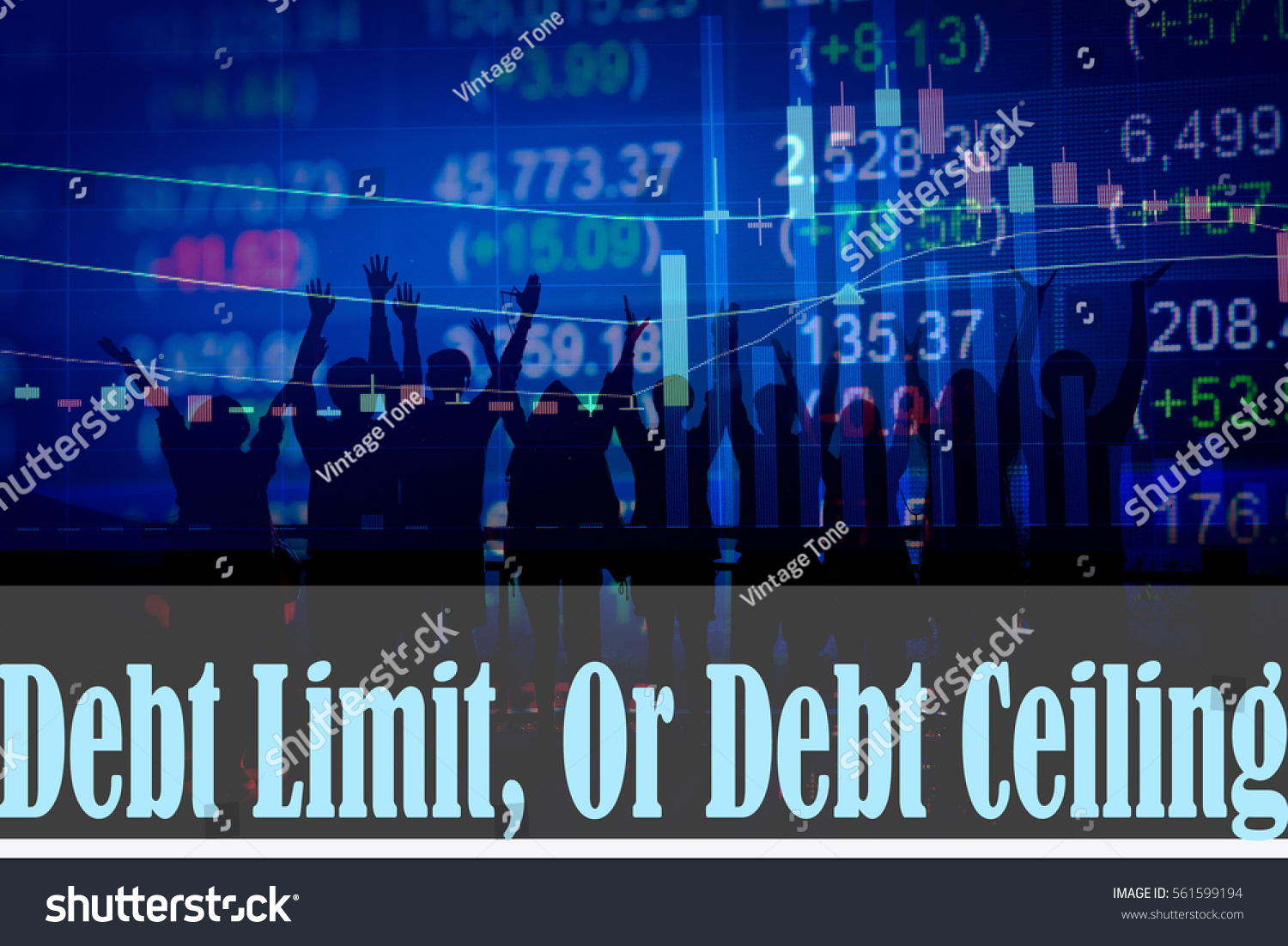 Debt Limit Debt Ceiling Hand Writing Stock Photo Edit Now 561599194