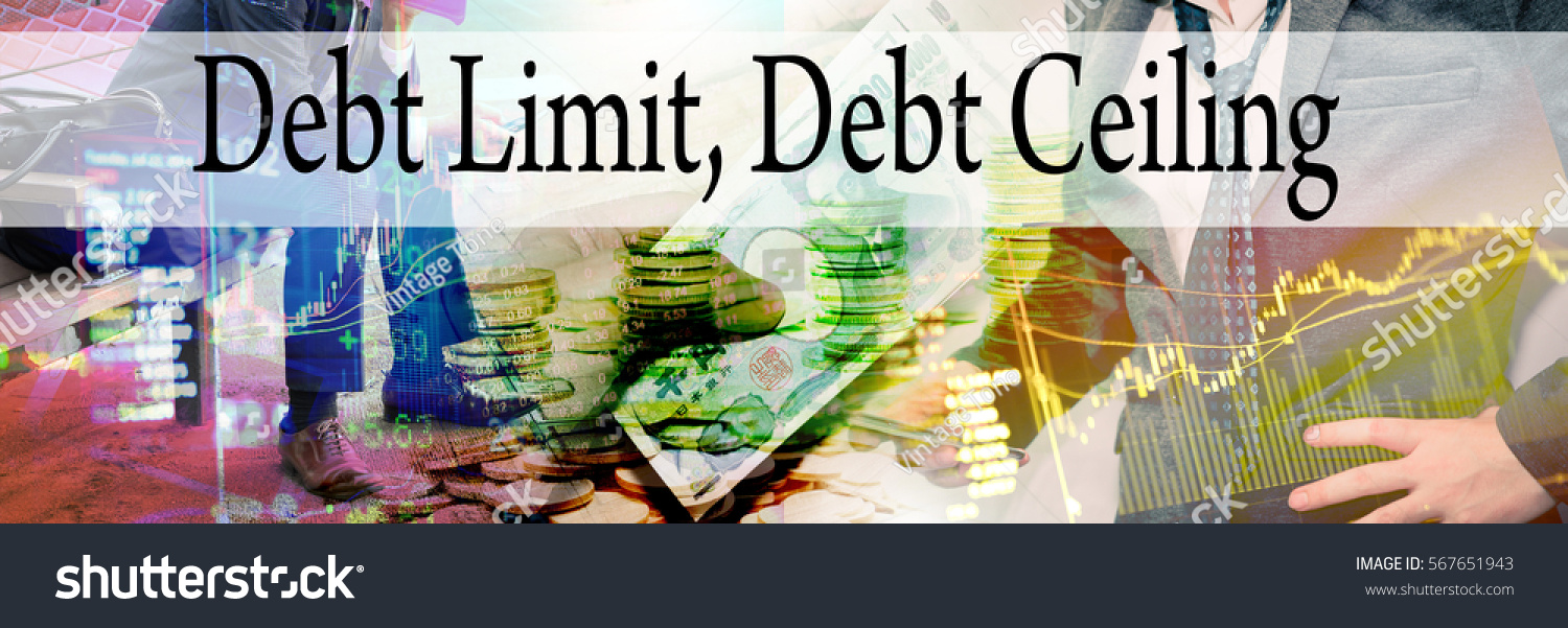 Debt Limit Debt Ceiling Hand Writing Stock Photo Edit Now