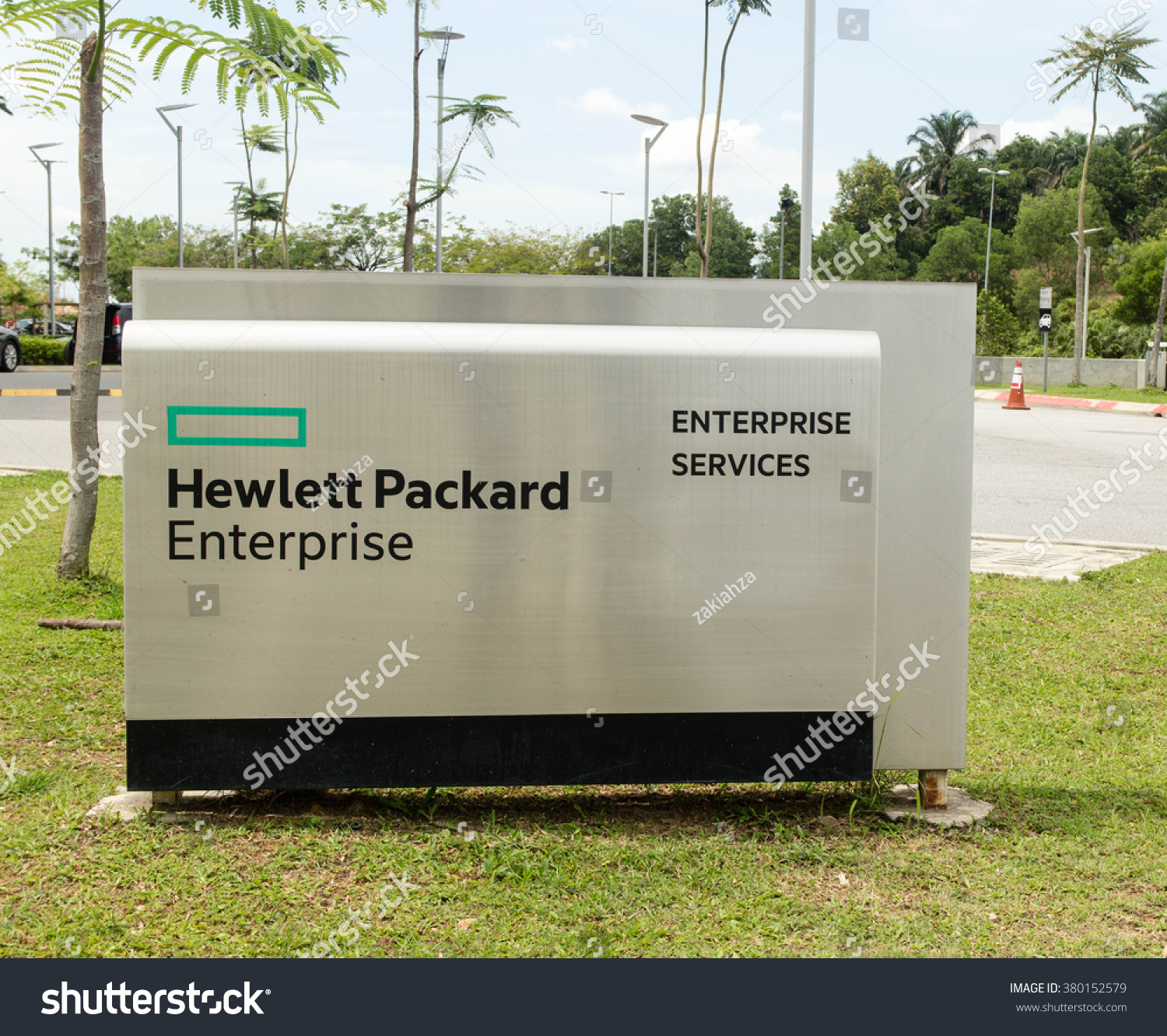 Dec 4th 2015 Hewlettpackard Enterprises Signage Stock Photo Edit Now 380152579