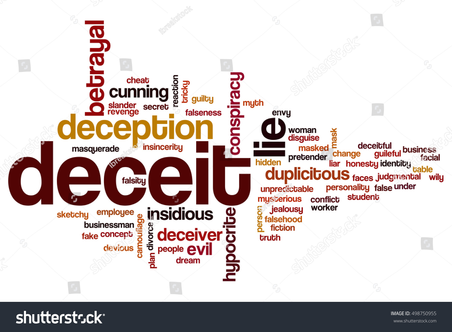 5 letter word with deceit