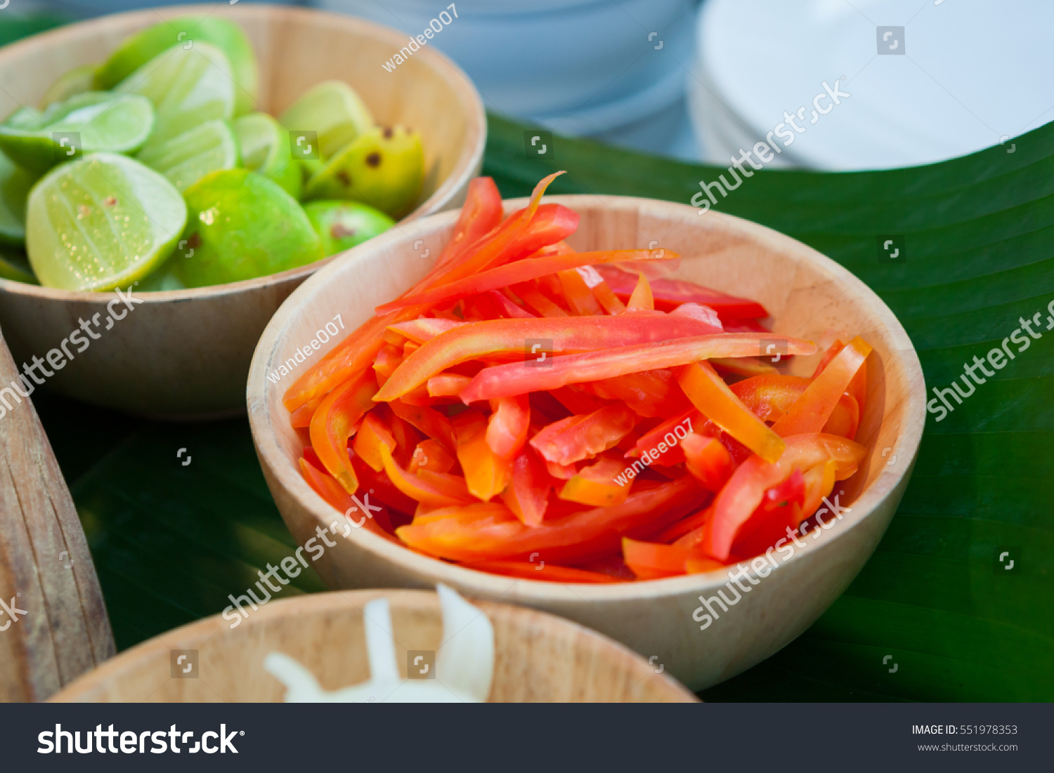 Decoration Vegetable Prepared Wedding Dinner Party Stock Photo