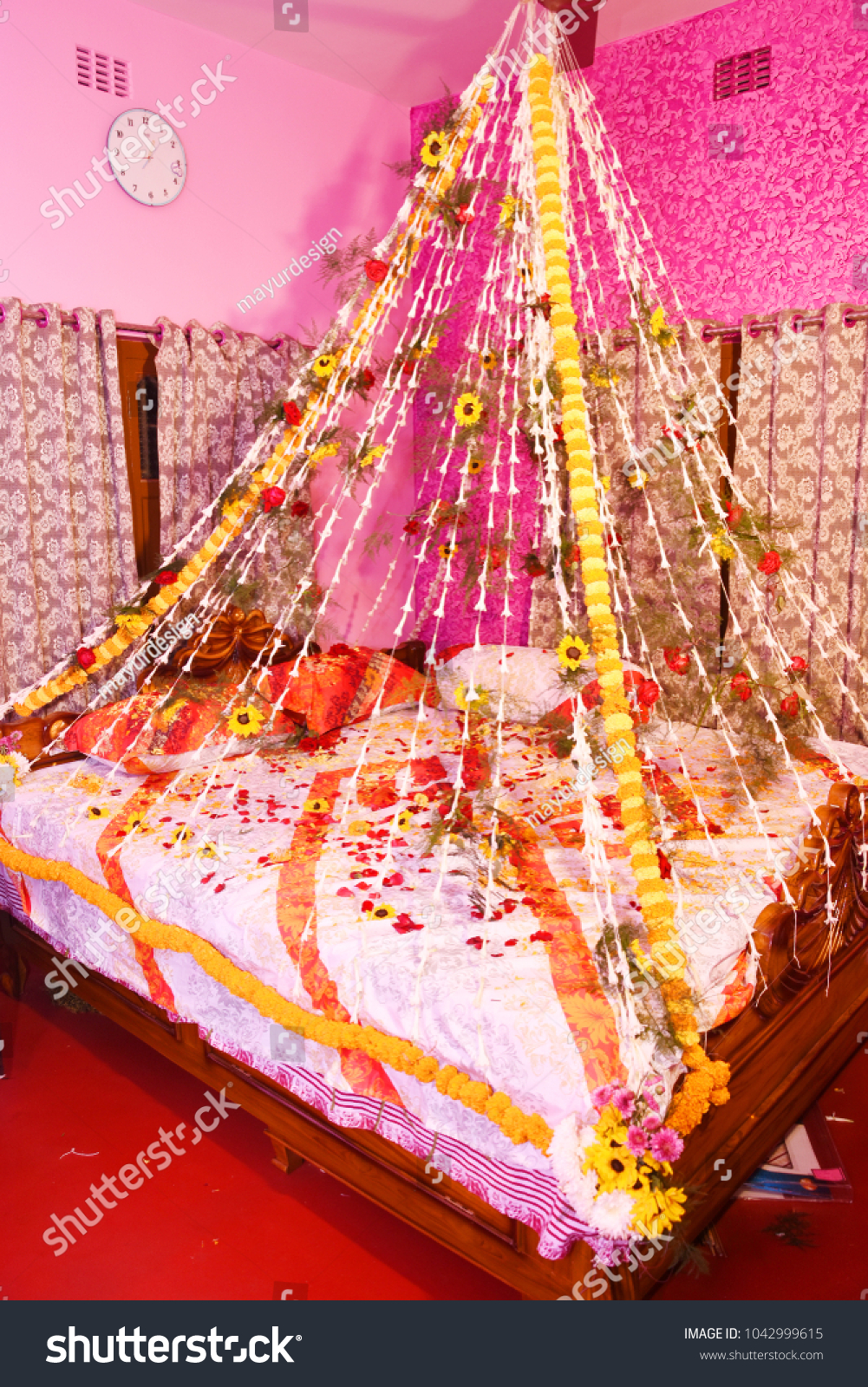 indian wedding bed