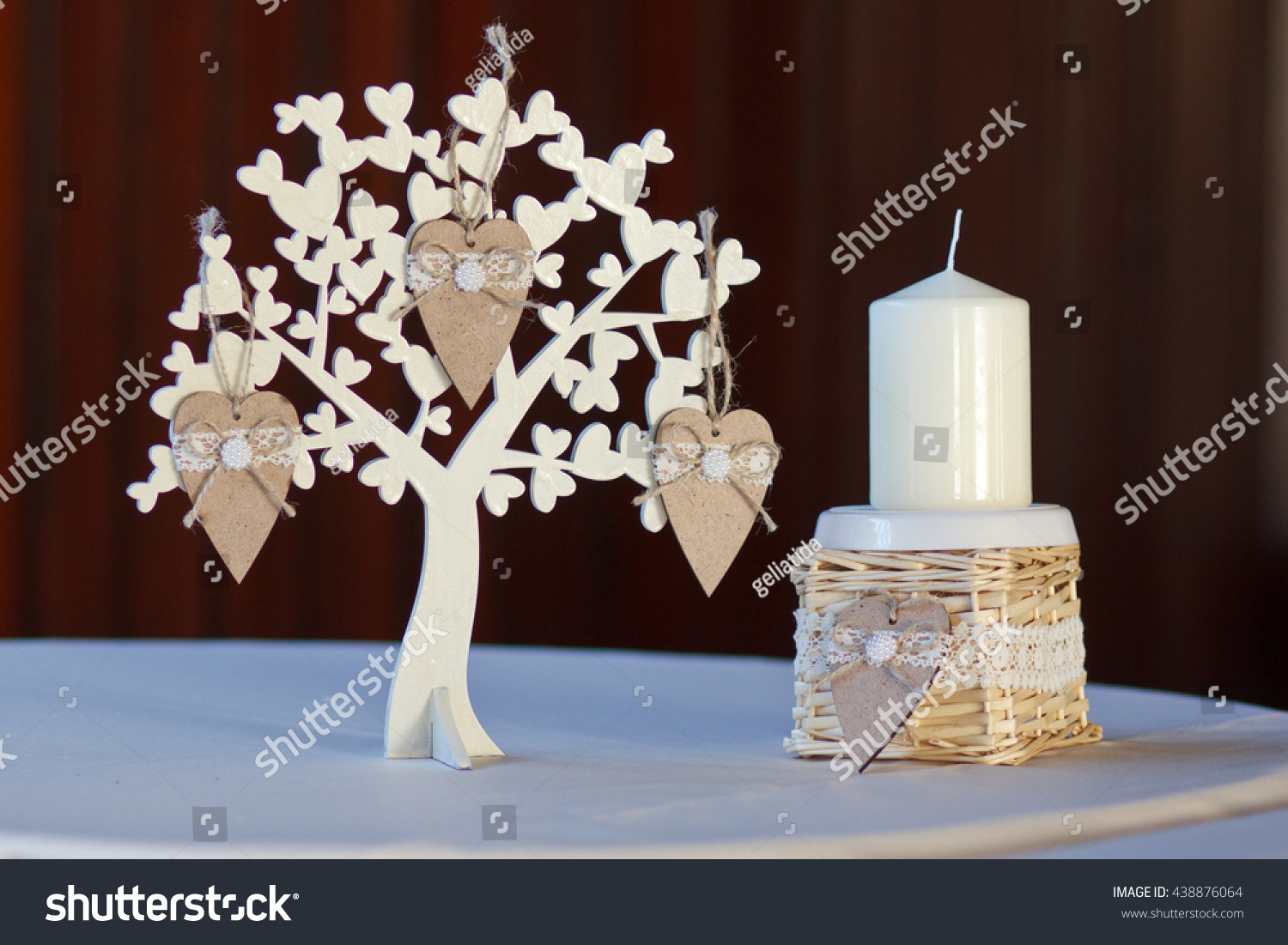 Decorations Valentines Day Wedding Decoration Stock Image