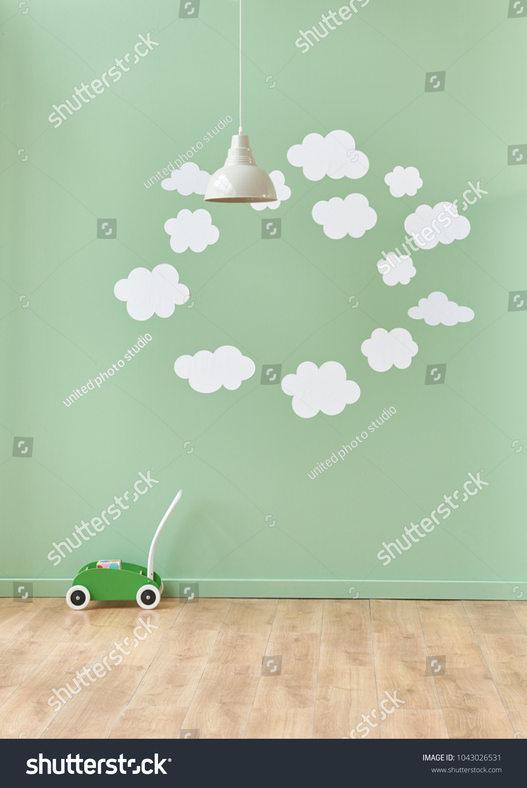 baby on a cloud ornament