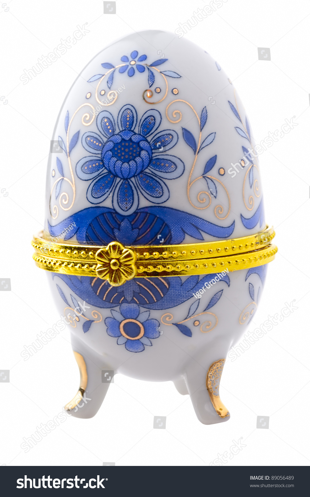 Decorative Ceramic Easter Egg Jewellery Faberge Stock Photo Edit Now 89056489