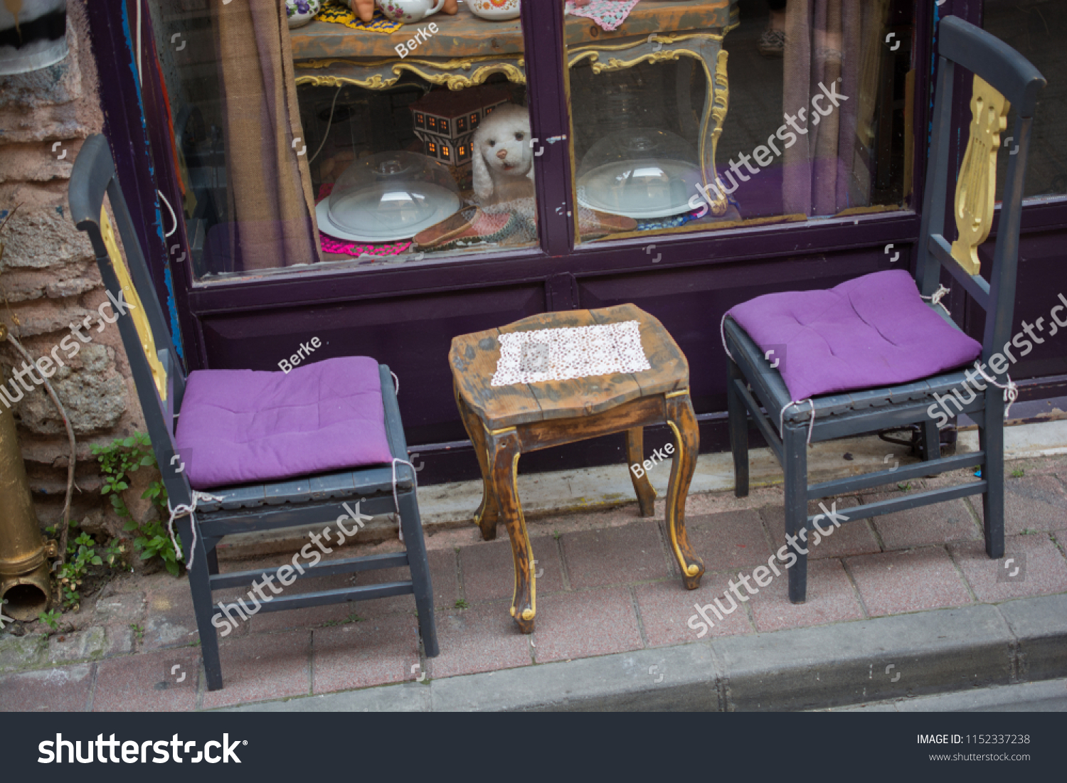 Decorative Chair Object Furniture Item View Objects Stock Image 1152337238