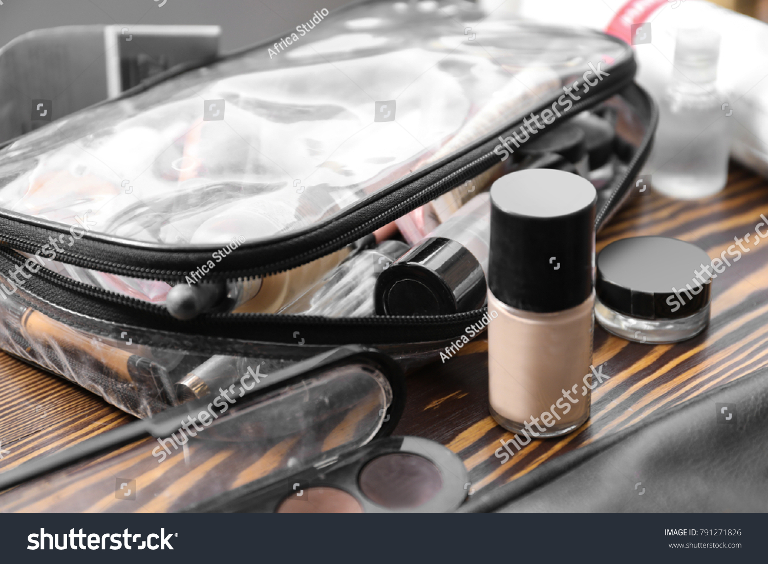 Decorative Cosmetics Professional Makeup Artist On Stock Photo