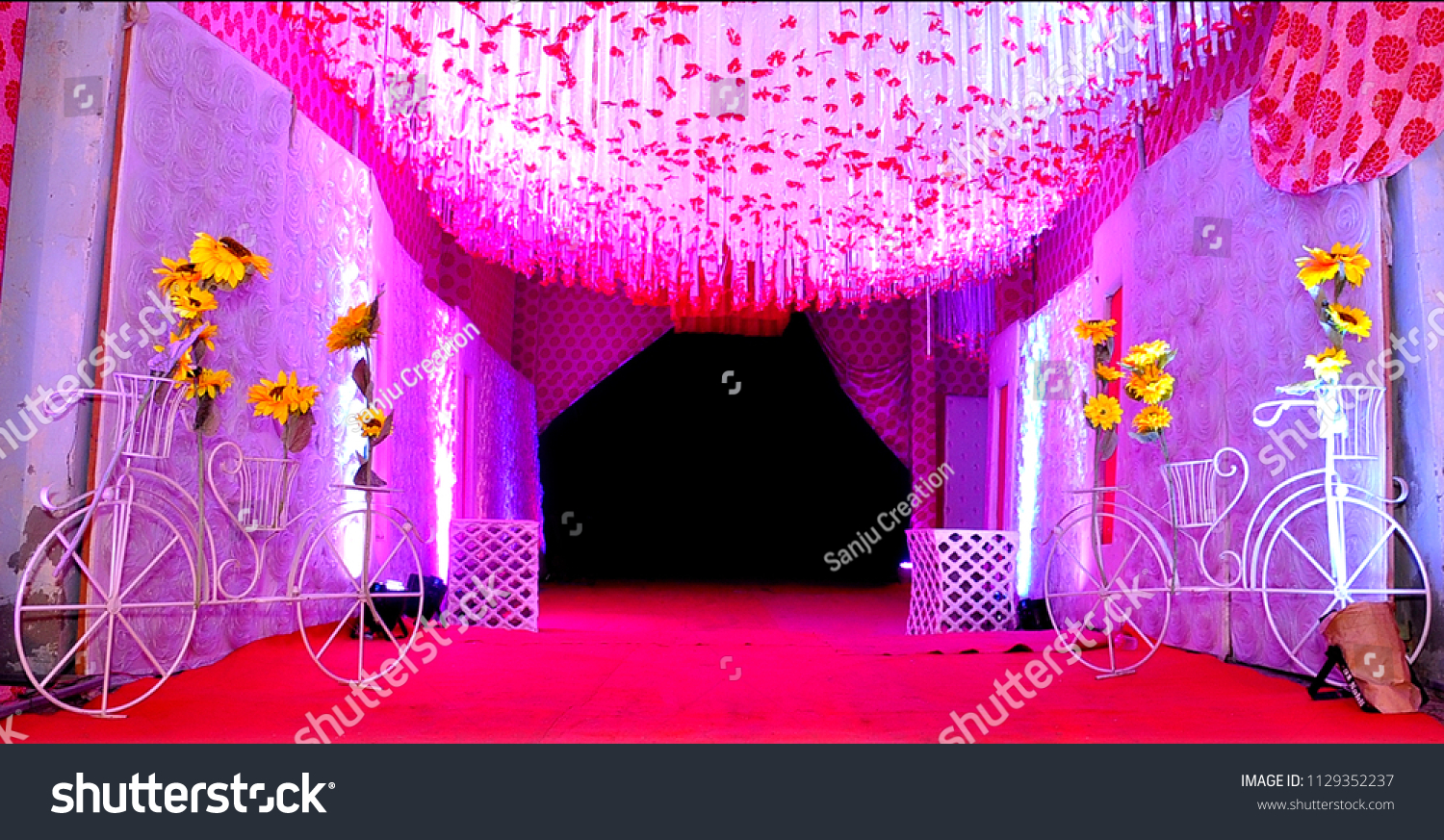 Decorative Gate Indian Wedding Stock Photo Edit Now 1129352237