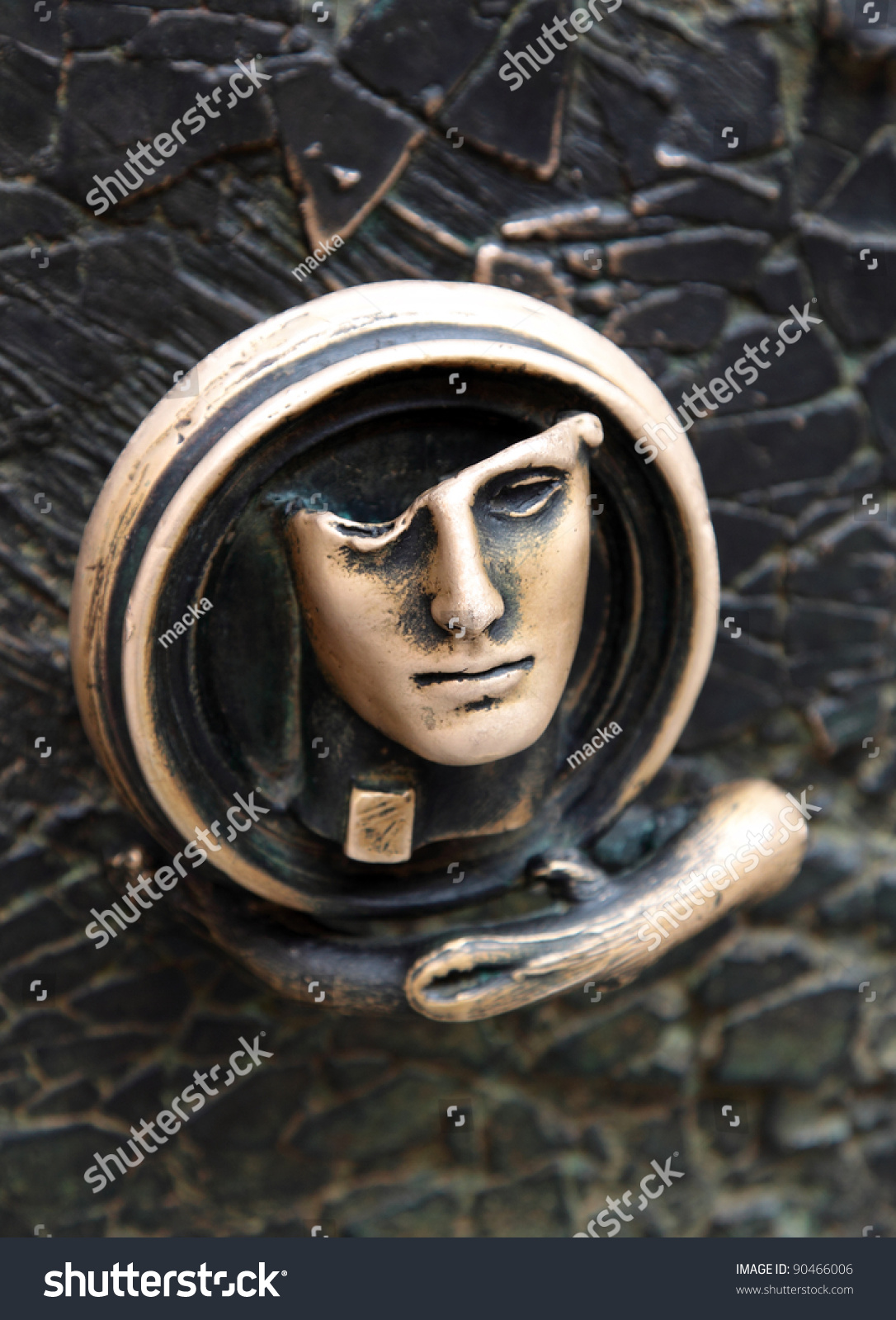 Decorative Gilded Door Knob Stock Photo Edit Now 90466006