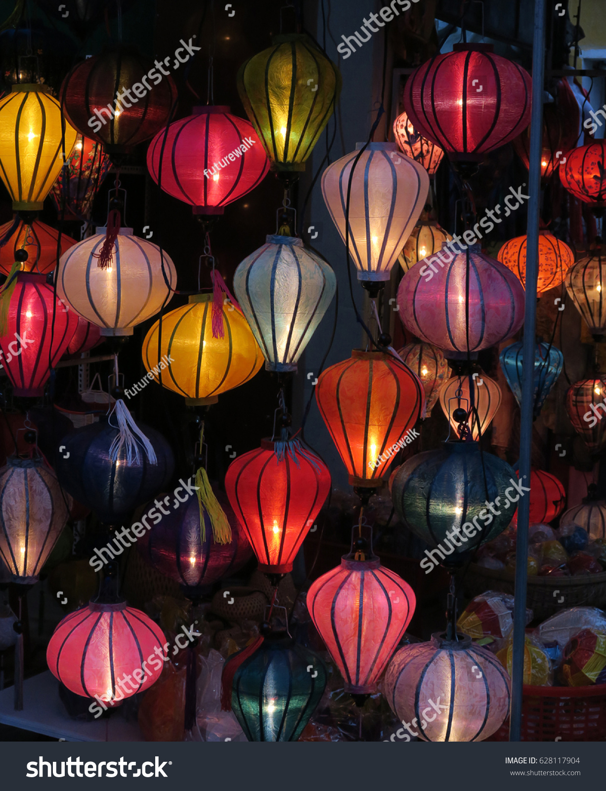 paper lanterns in store