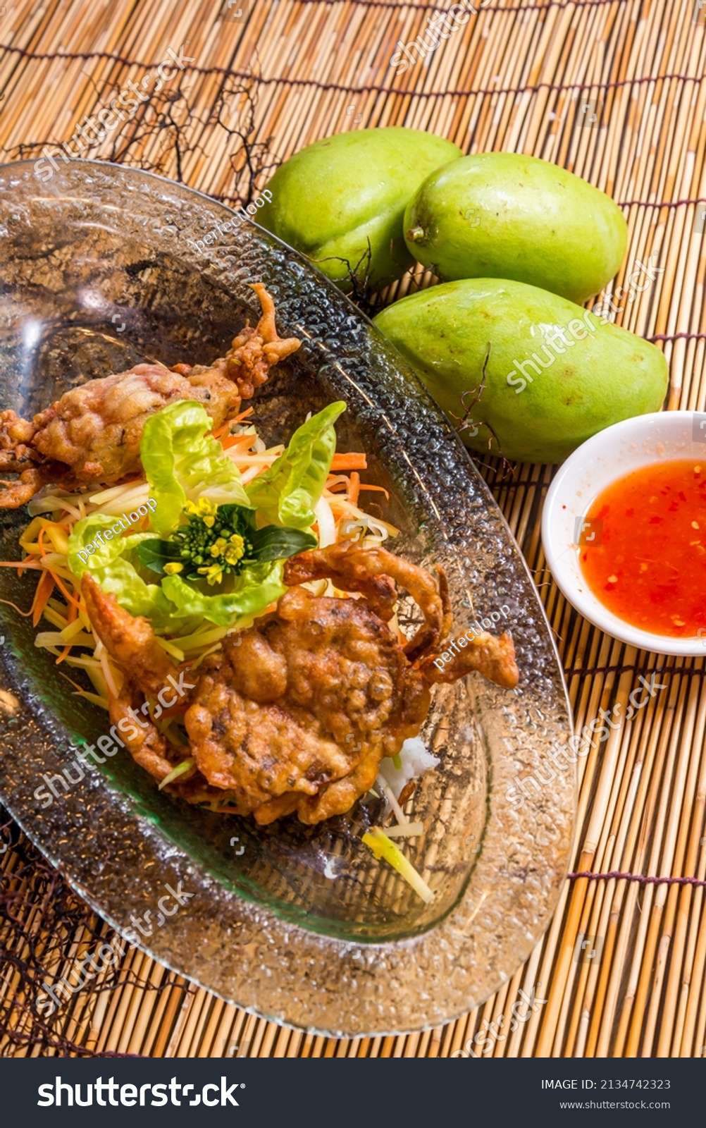 Deep Fried Crispy Soft Shell Crab Stock Photo 2134742323 | Shutterstock