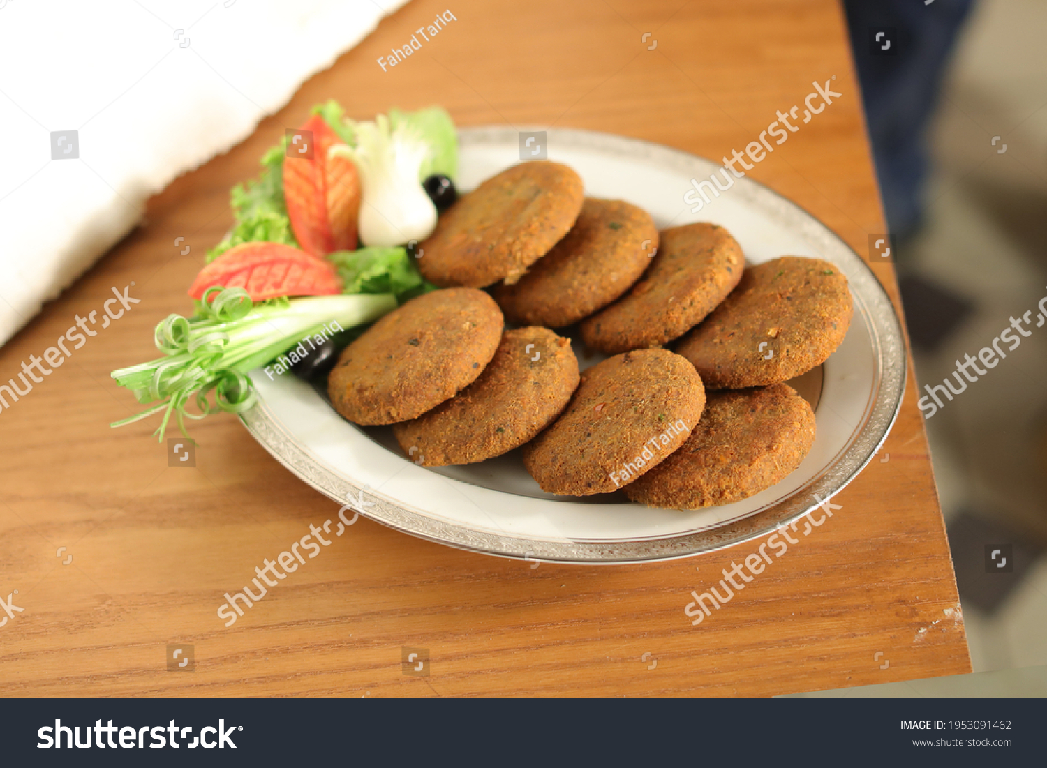 Delicious Mutton Chicken Shami Shaami Kebab Stock Photo 1953091462 ...