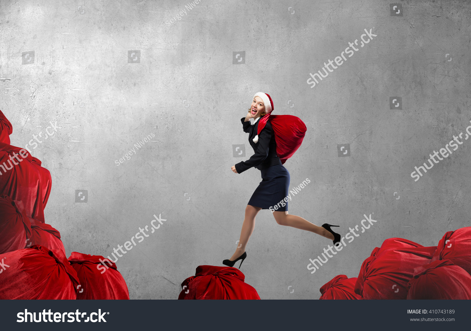 Deliver Christmas Gifts For You Stock Photo 410743189 : Shutterstock