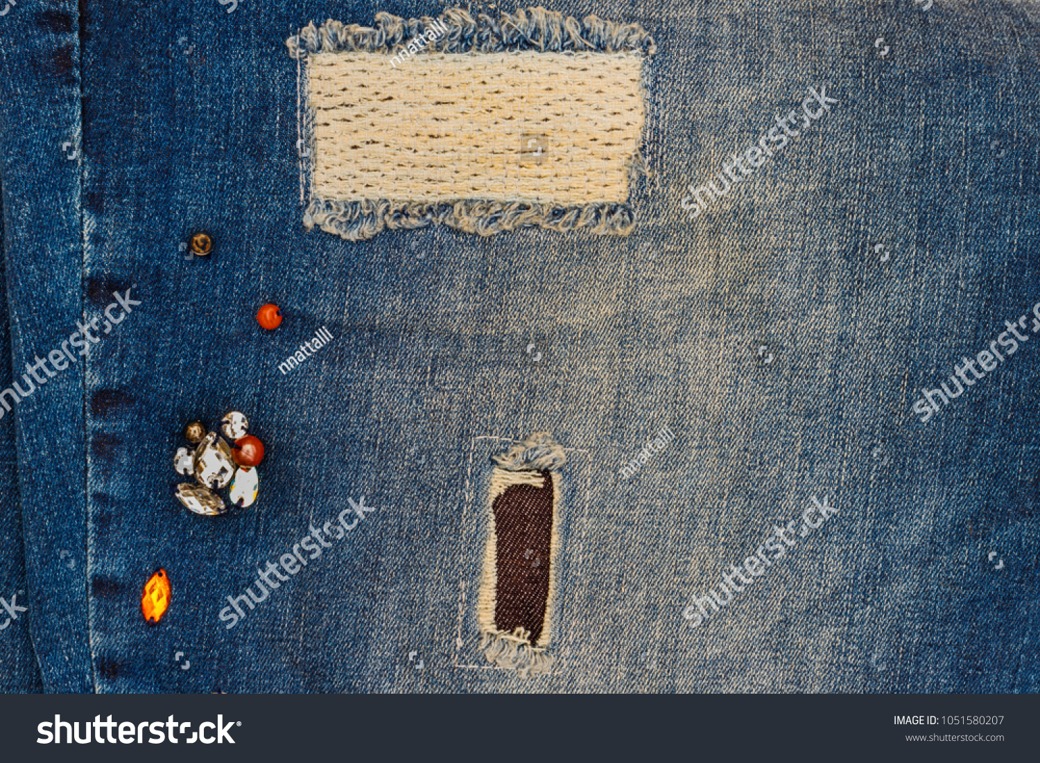 jeans with jeweled pockets