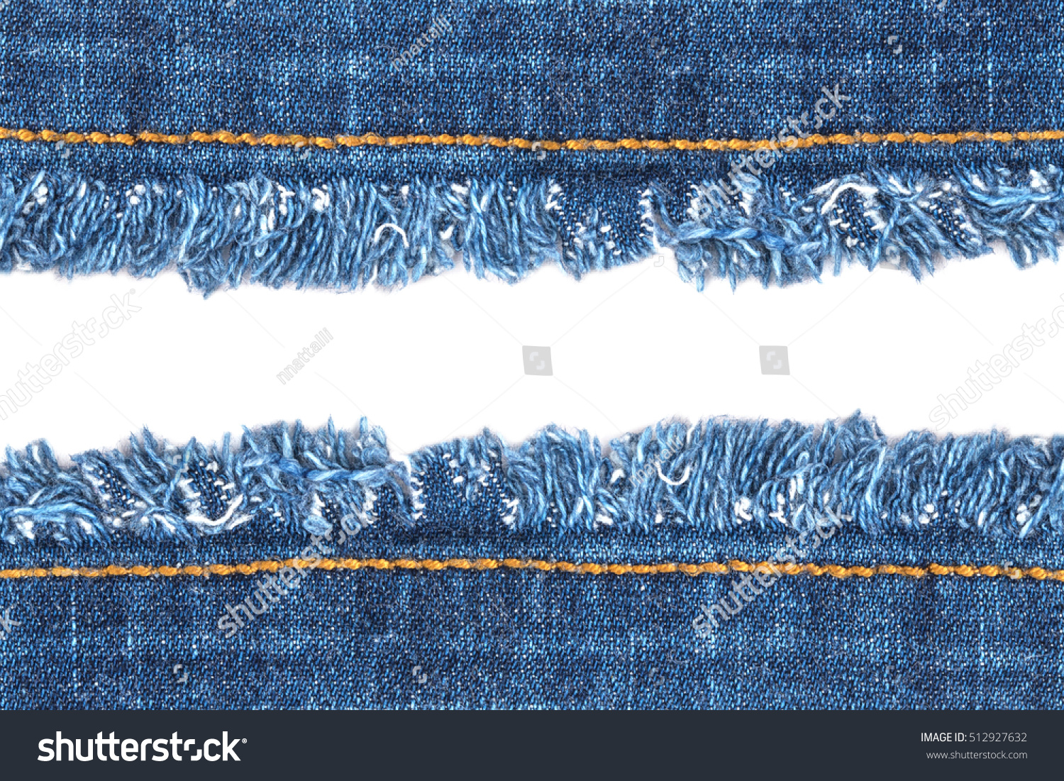 Denim Jeans Ripped Destroyed Torn Blue Stock Photo 512927632 - Shutterstock