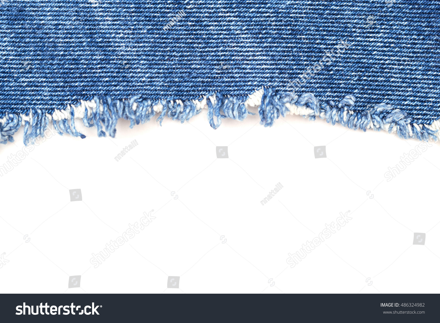 Denim Jeans Ripped Destroyed Torn Blue Stock Photo Edit Now 486324982