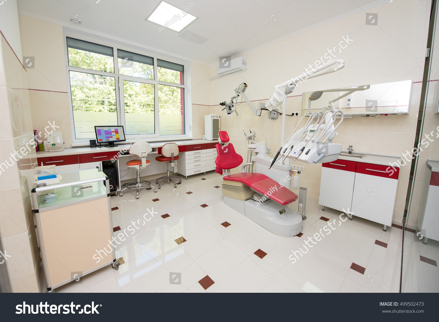 Dental Clinic Modern Dental Units Chairs Stock Photo Edit