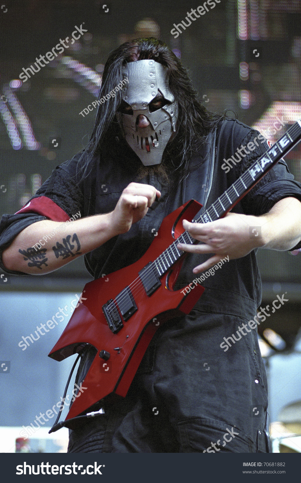 Denver June 22 Guitarist Mick Thomson Stock Photo Edit Now 70681882