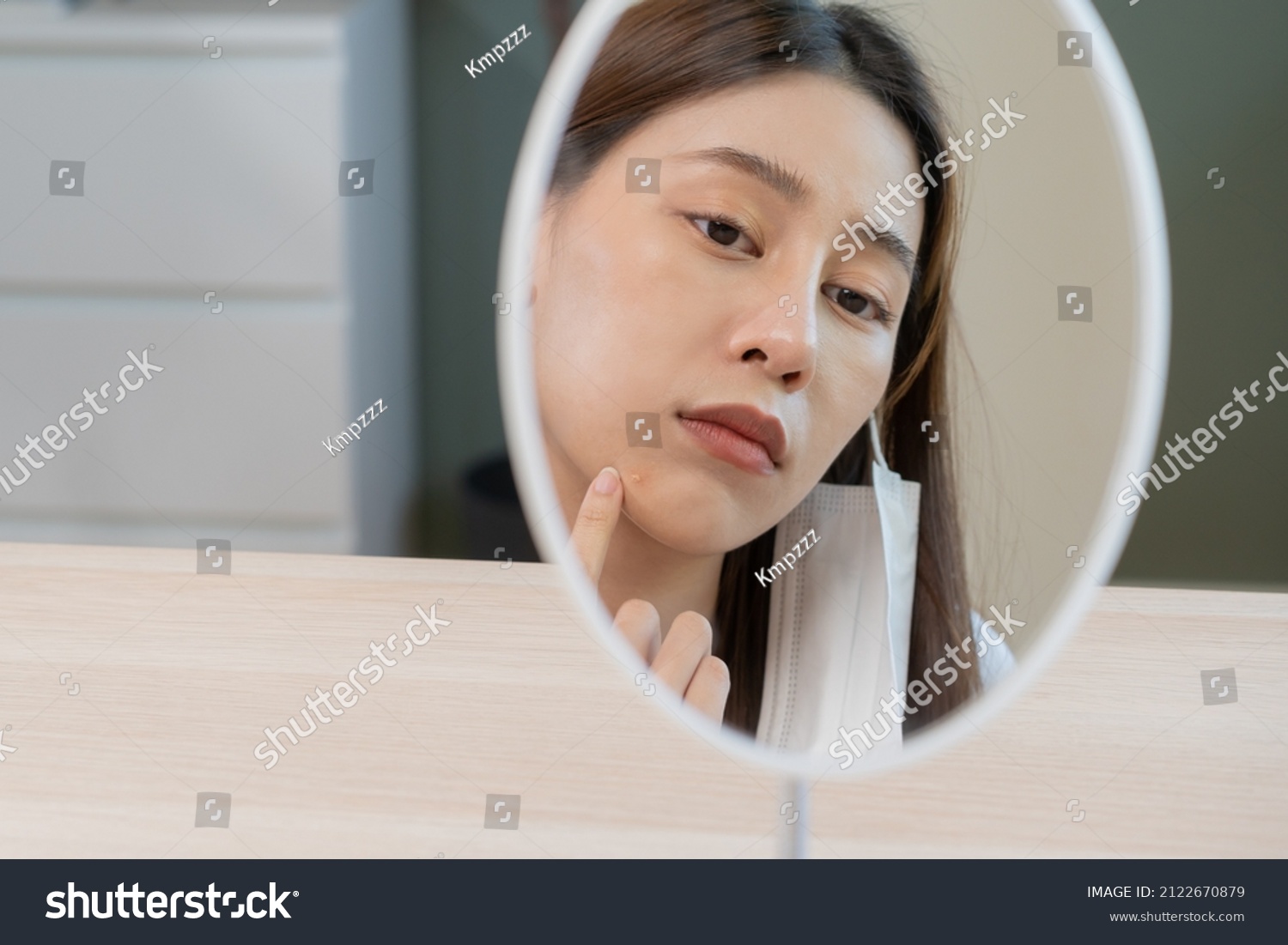 Dermatology Puberty Asian Young Woman Girl Stock Photo (Edit Now ...