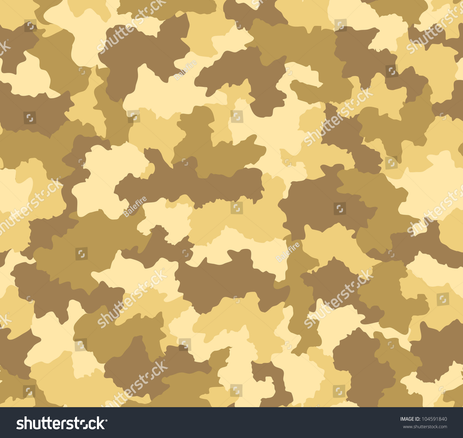 Desert Camouflage Pattern Seamlessly Tileable Stock Photo 104591840 ...