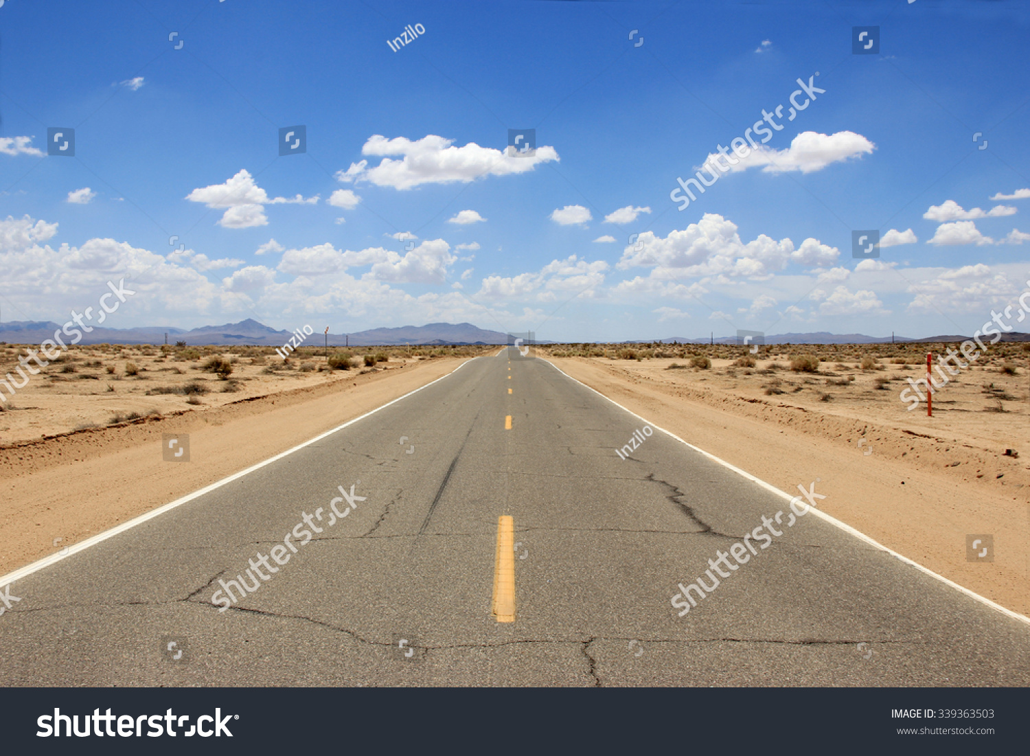 Desert Road Stock Photo 339363503 | Shutterstock