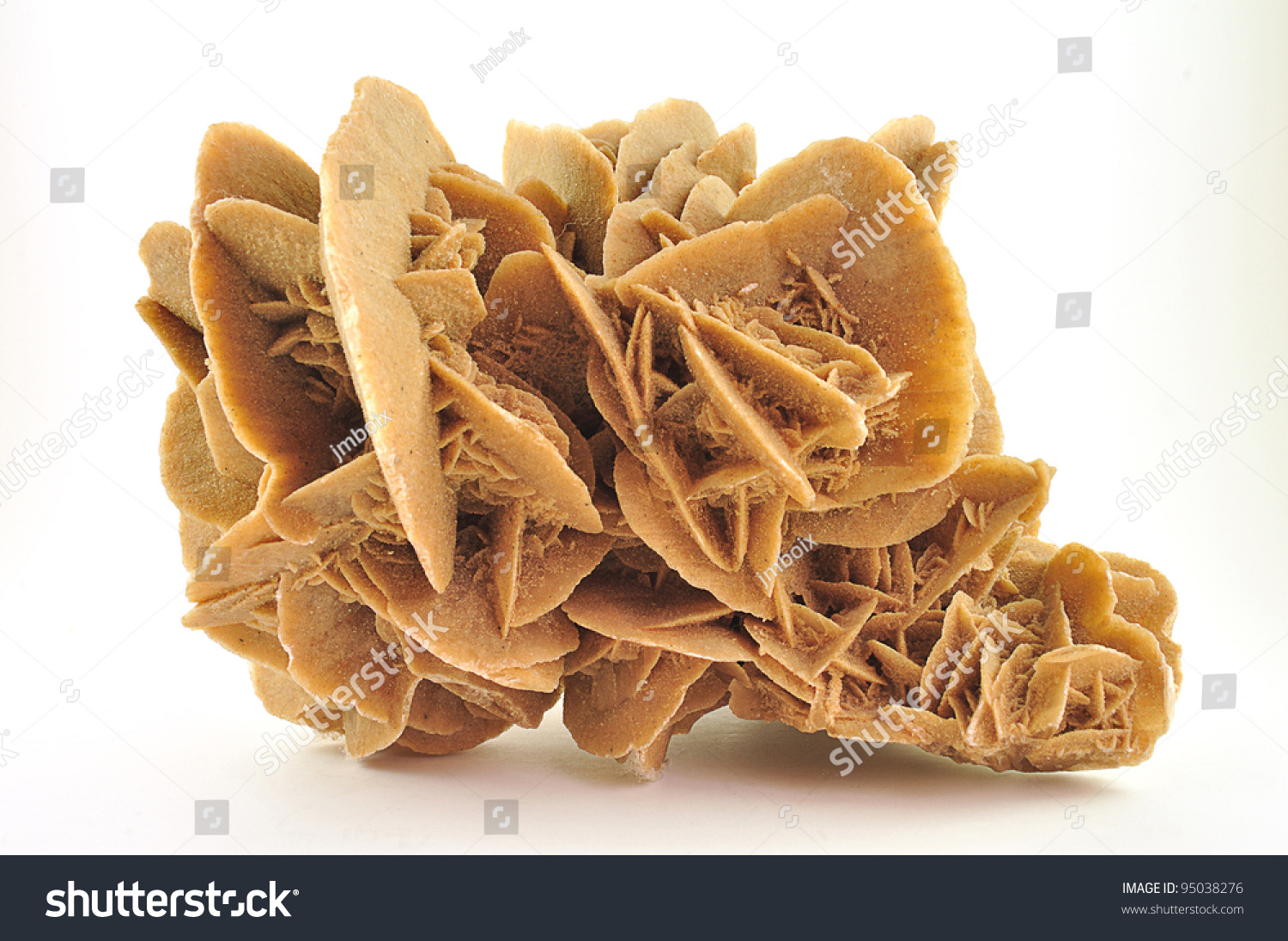 Desert Rose. Rock Composed Of Gypsum, Water And Sand, Formed In The ...