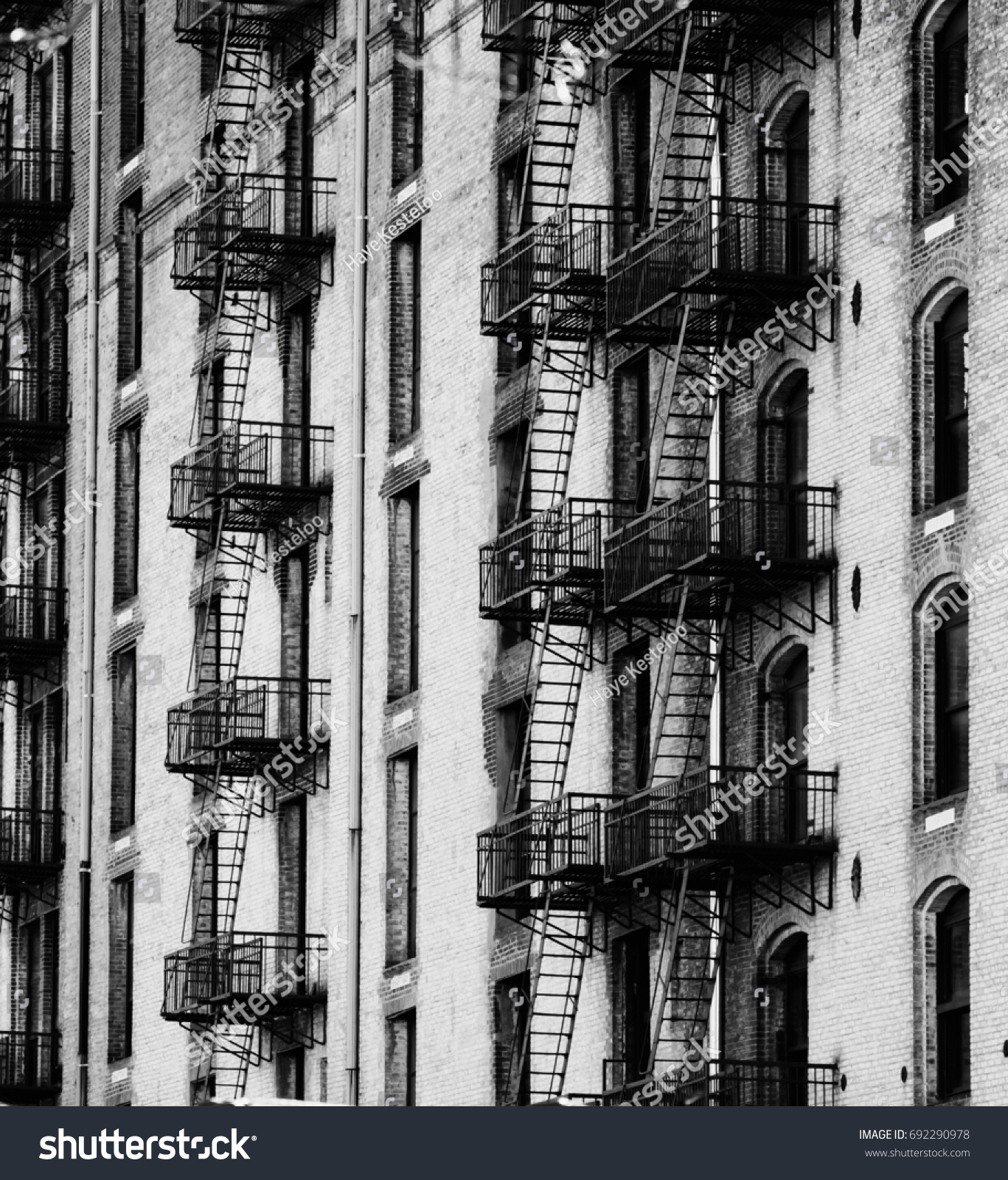 Design details of modern and classic architecture in manhattan photographed in high contrast and black