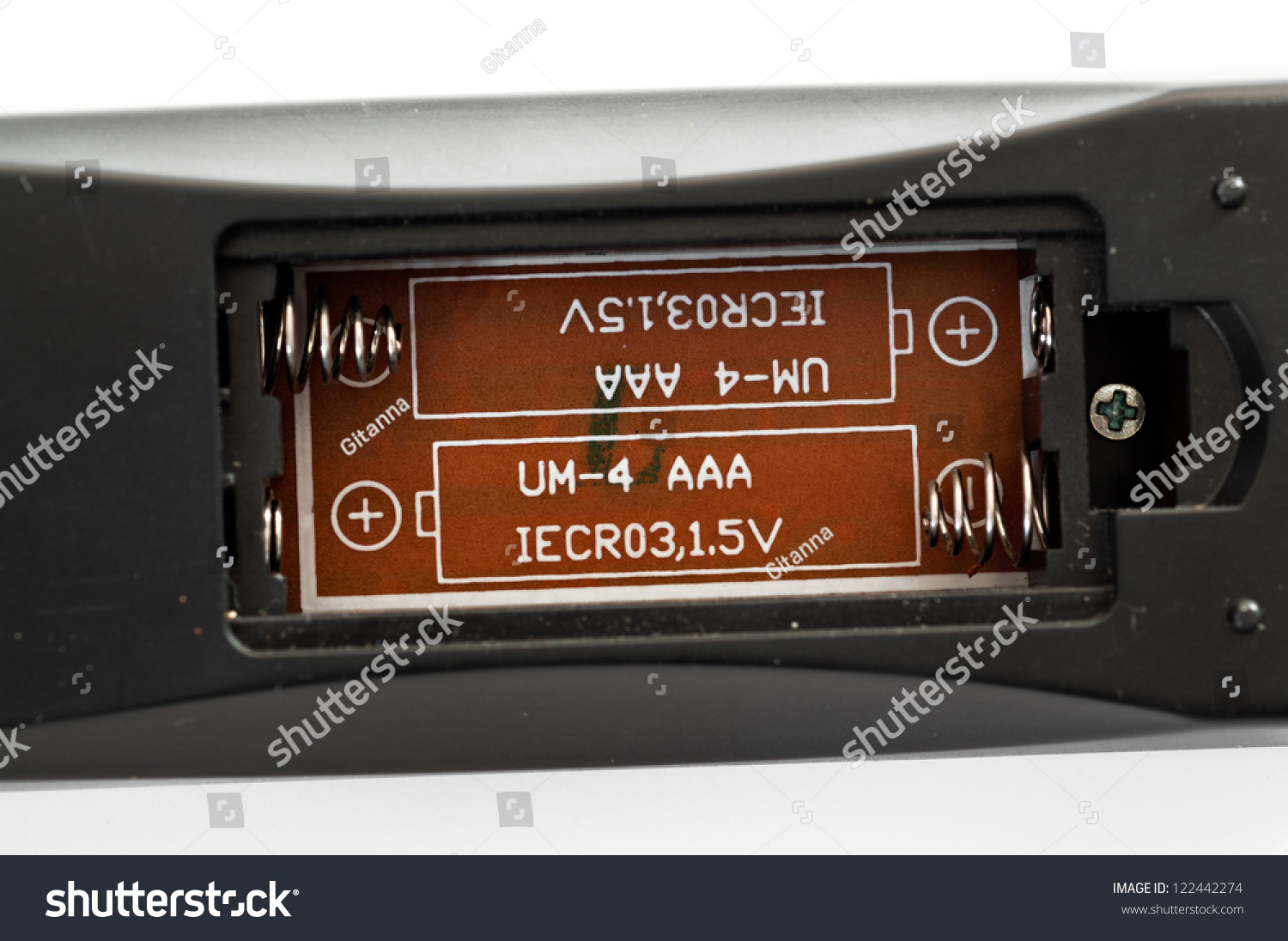 Detail Battery Compartment Remote Control Stock Photo Edit Now 122442274