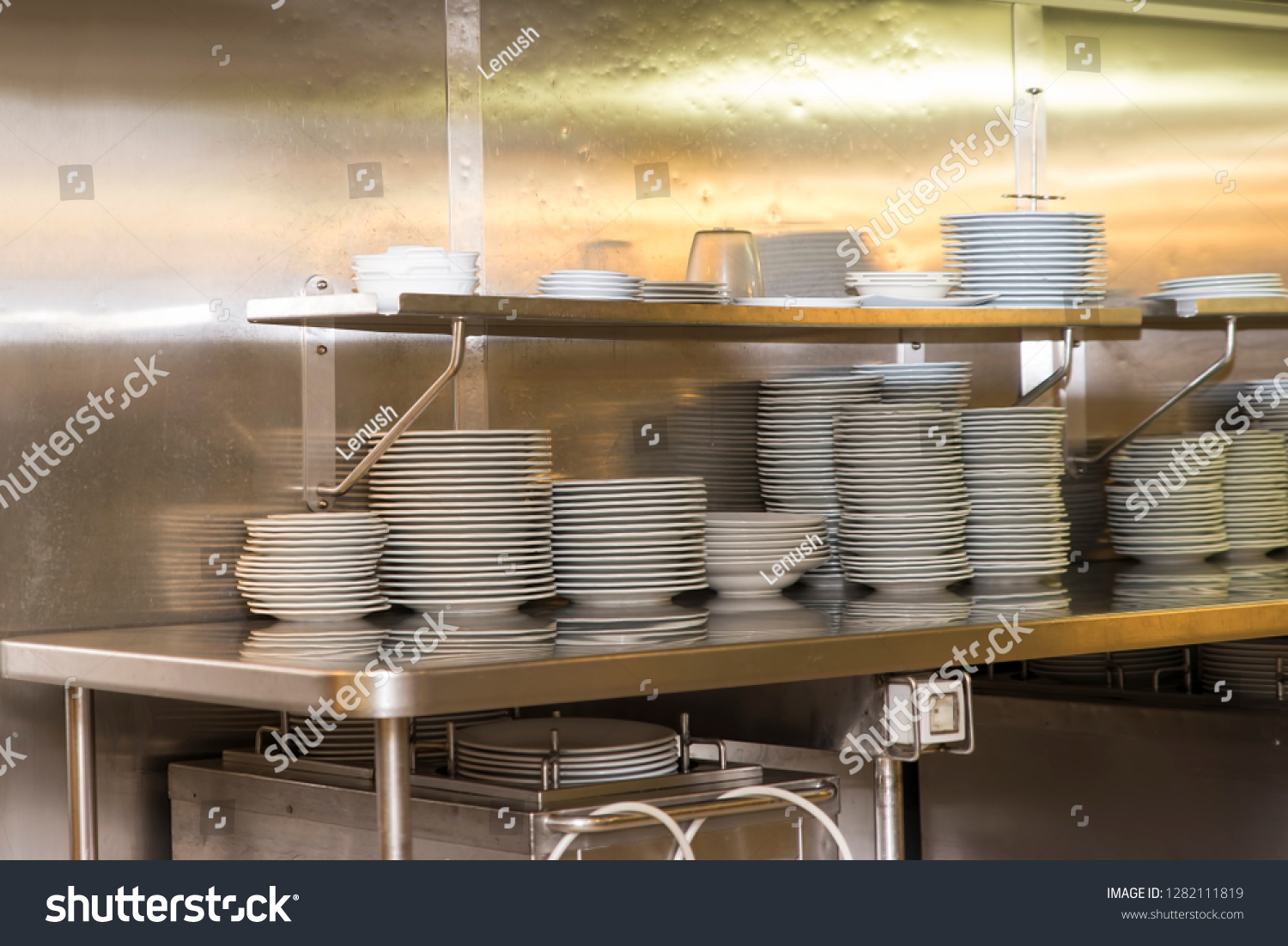 Detail Restaurant Kitchen Stock Photo (Edit Now) 1282111819