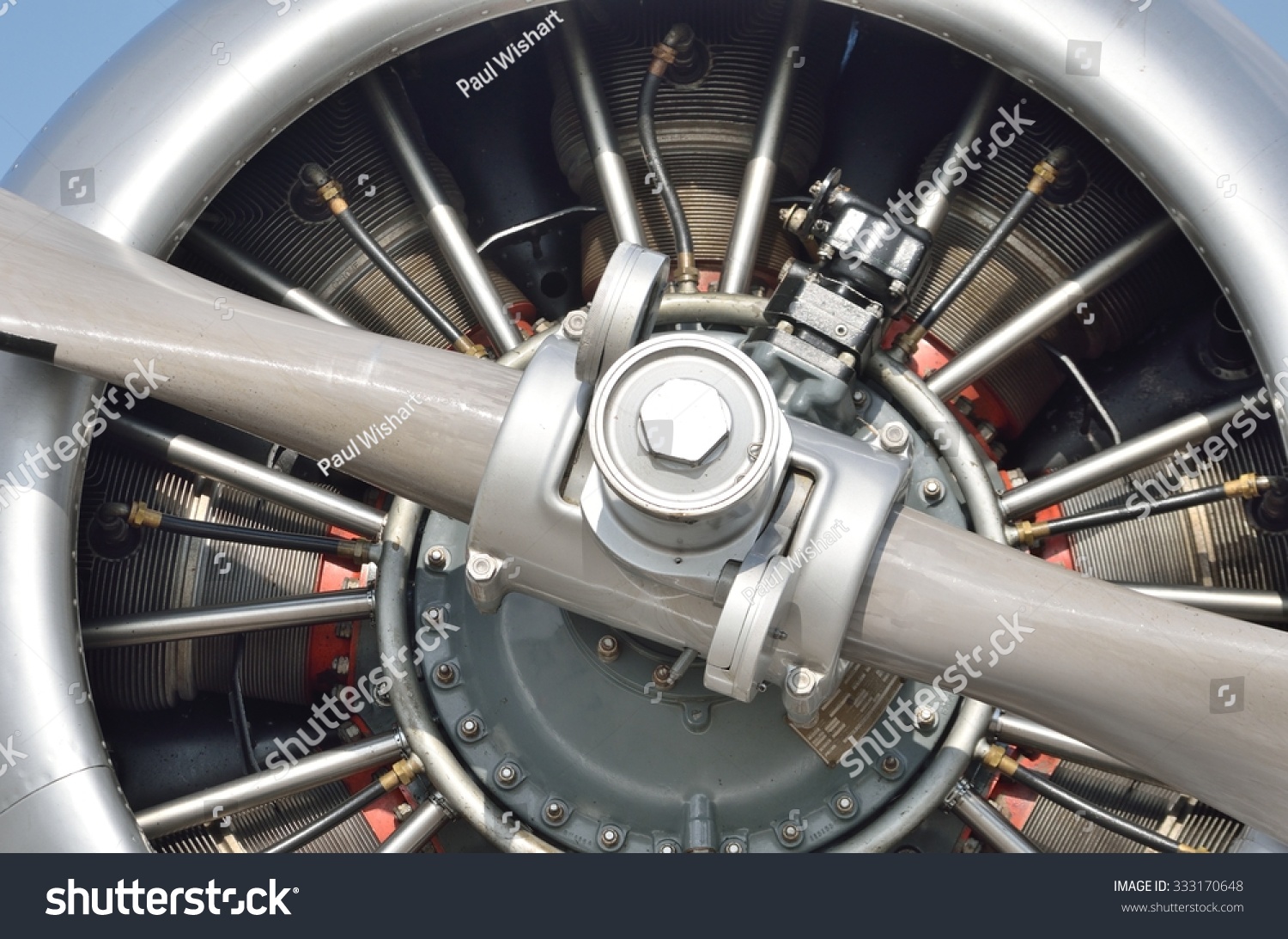 Detail Of Aircraft Propeller Engine Stock Photo 333170648 : Shutterstock