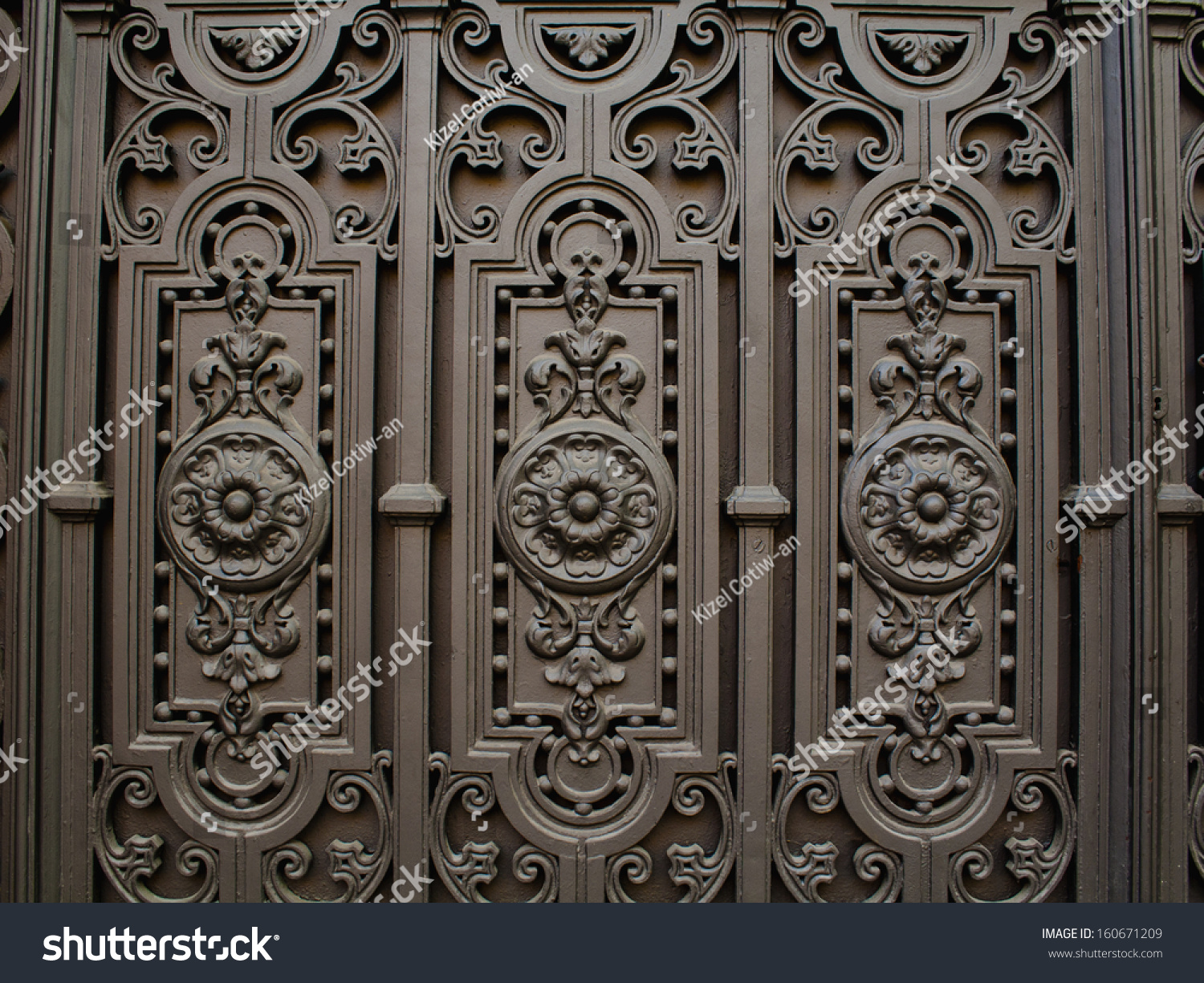 Detail Intricately Designed Baroque Door Italy Stock Photo 160671209 ...