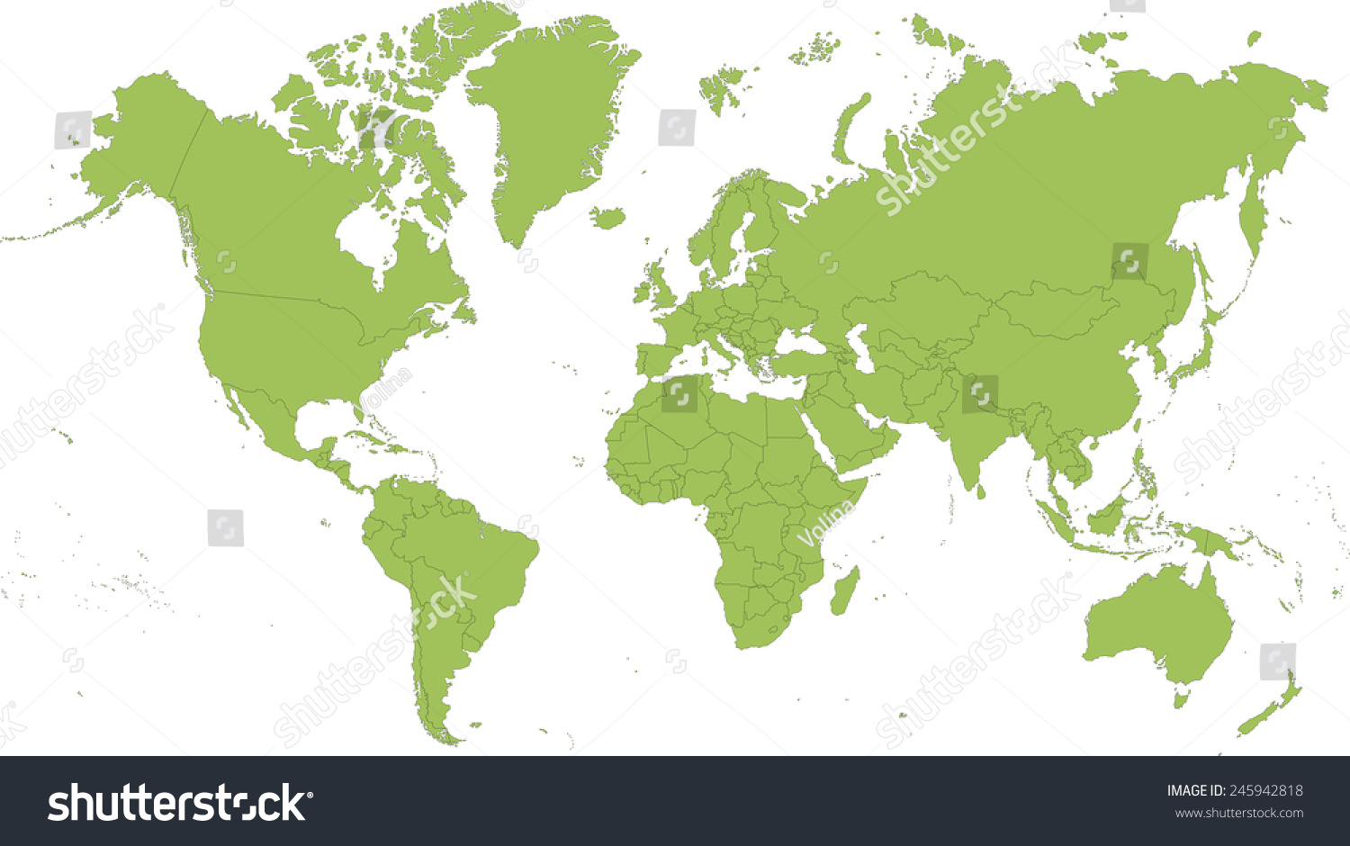 Detailed Map World Divided Into Countries Stock Illustration Shutterstock. Detailed Map World Divided Into Countries Stock Illustration detailed map world divided into countries stock illustration shutterstock. detailed map world divided into countries stock illustration