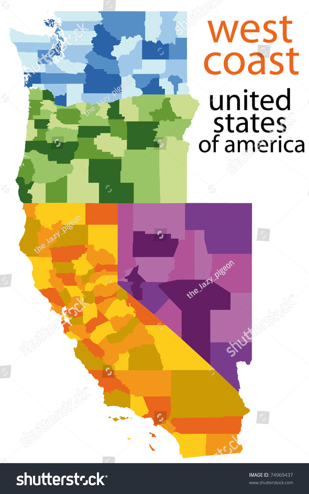 West Coast Map Of Usa - World Map