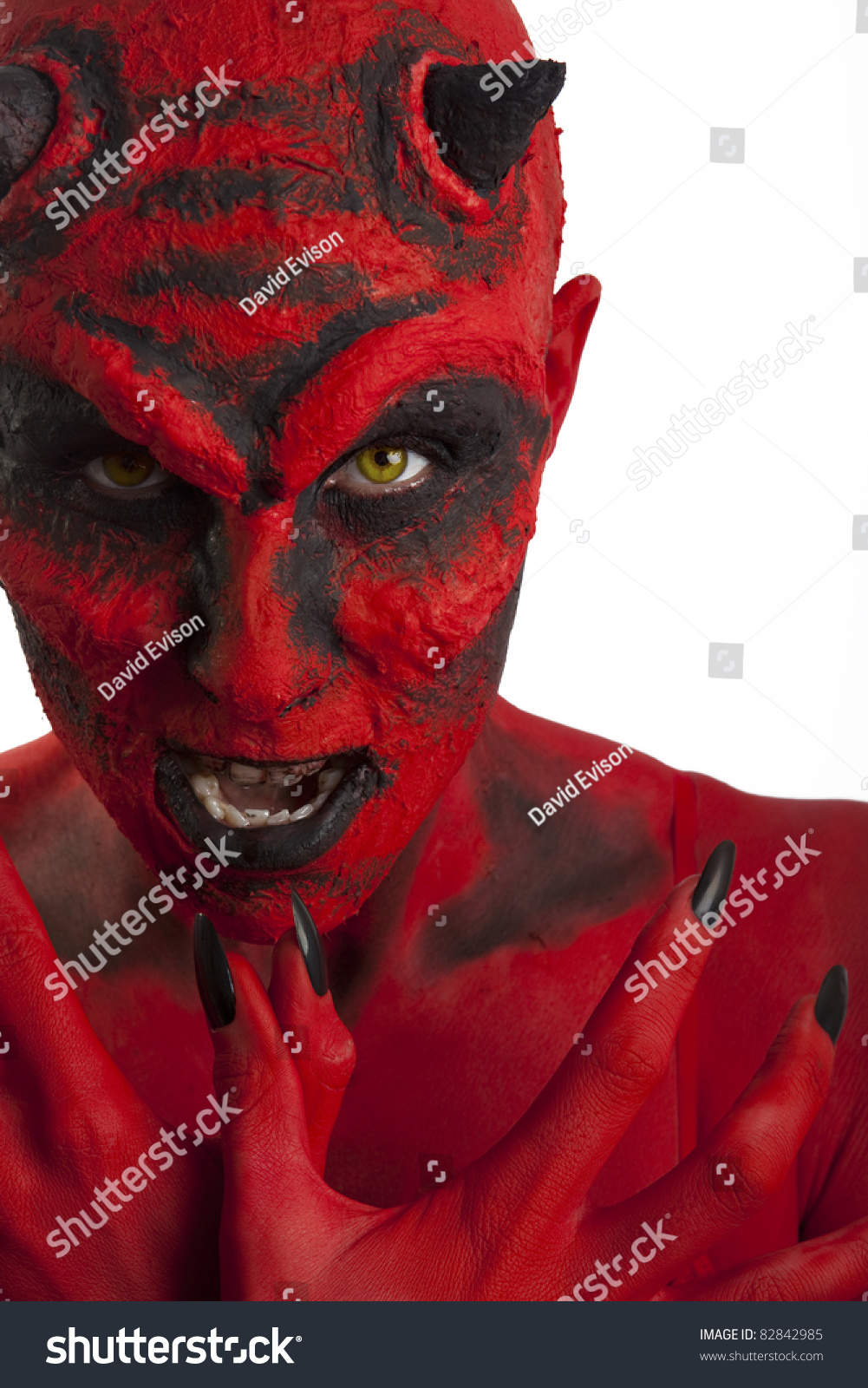 Devil, White Background. Stock Photo 82842985 : Shutterstock